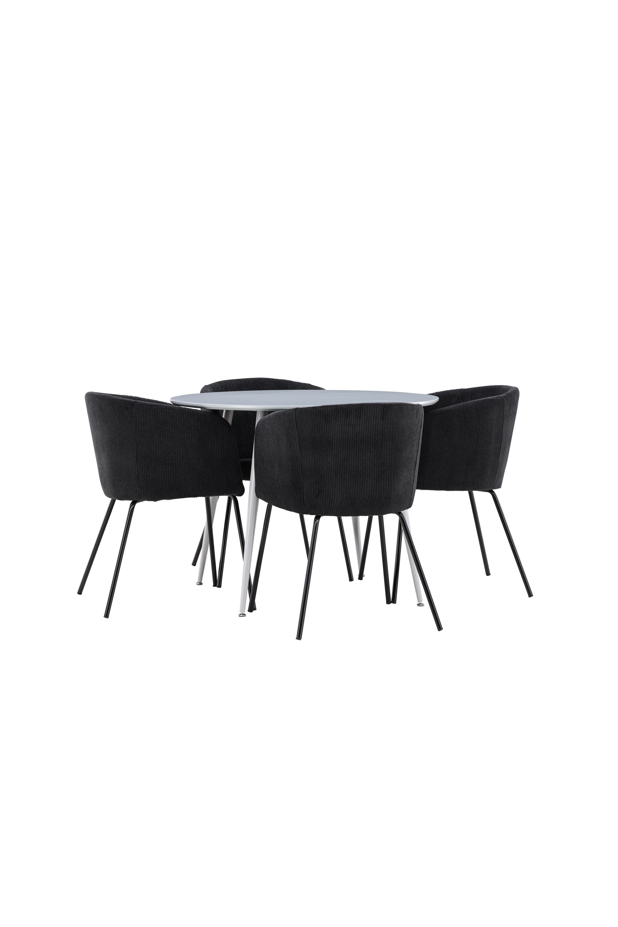 Plaza Matbord med Berit Matstol-GR Dining Set-Venture Home-peaceofhome.se