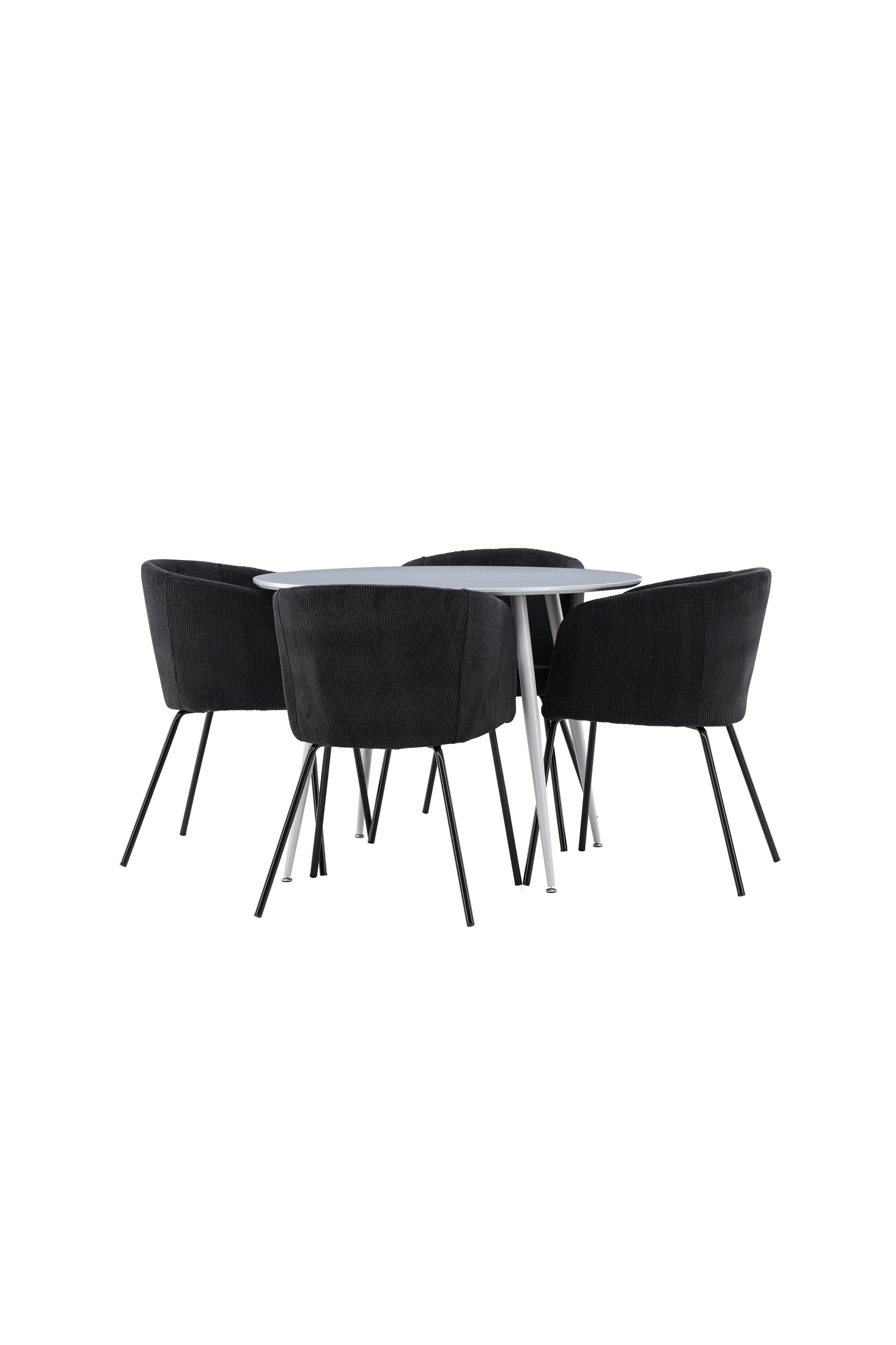 Plaza Matbord med Berit Matstol-GR Dining Set-Venture Home-peaceofhome.se