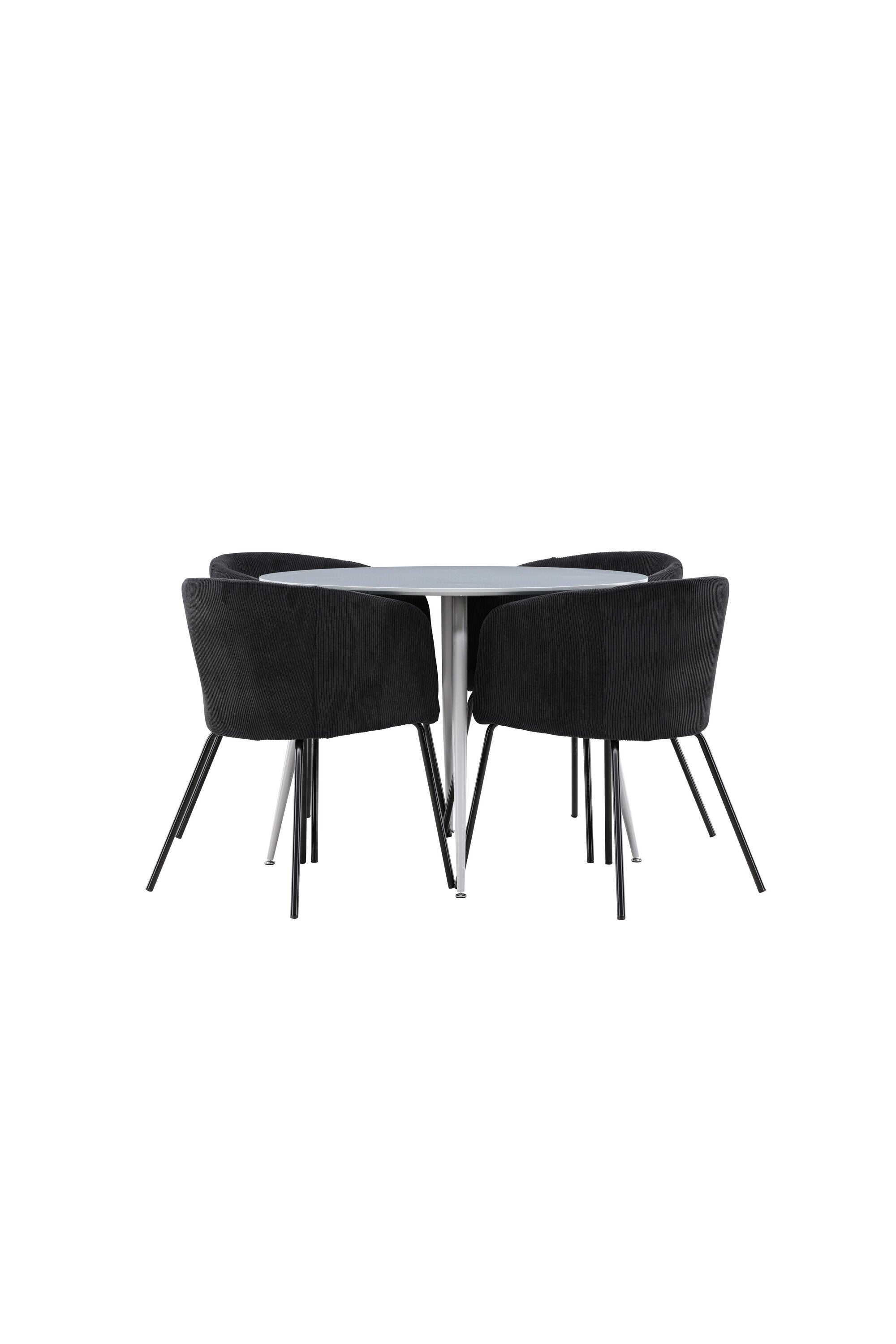 Plaza Matbord med Berit Matstol-GR Dining Set-Venture Home-peaceofhome.se