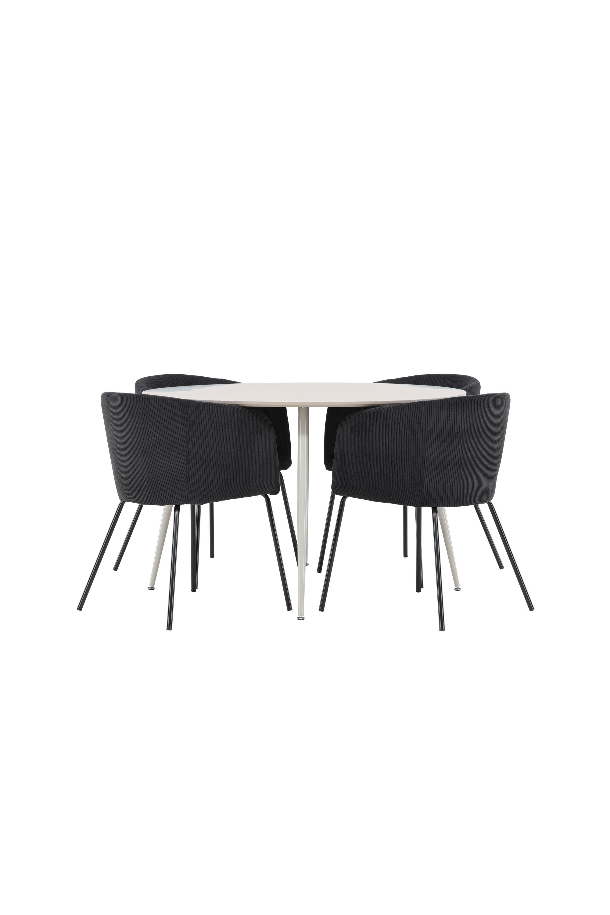 Plaza Matbord med Berit Matstol-GR Dining Set-Venture Home-peaceofhome.se