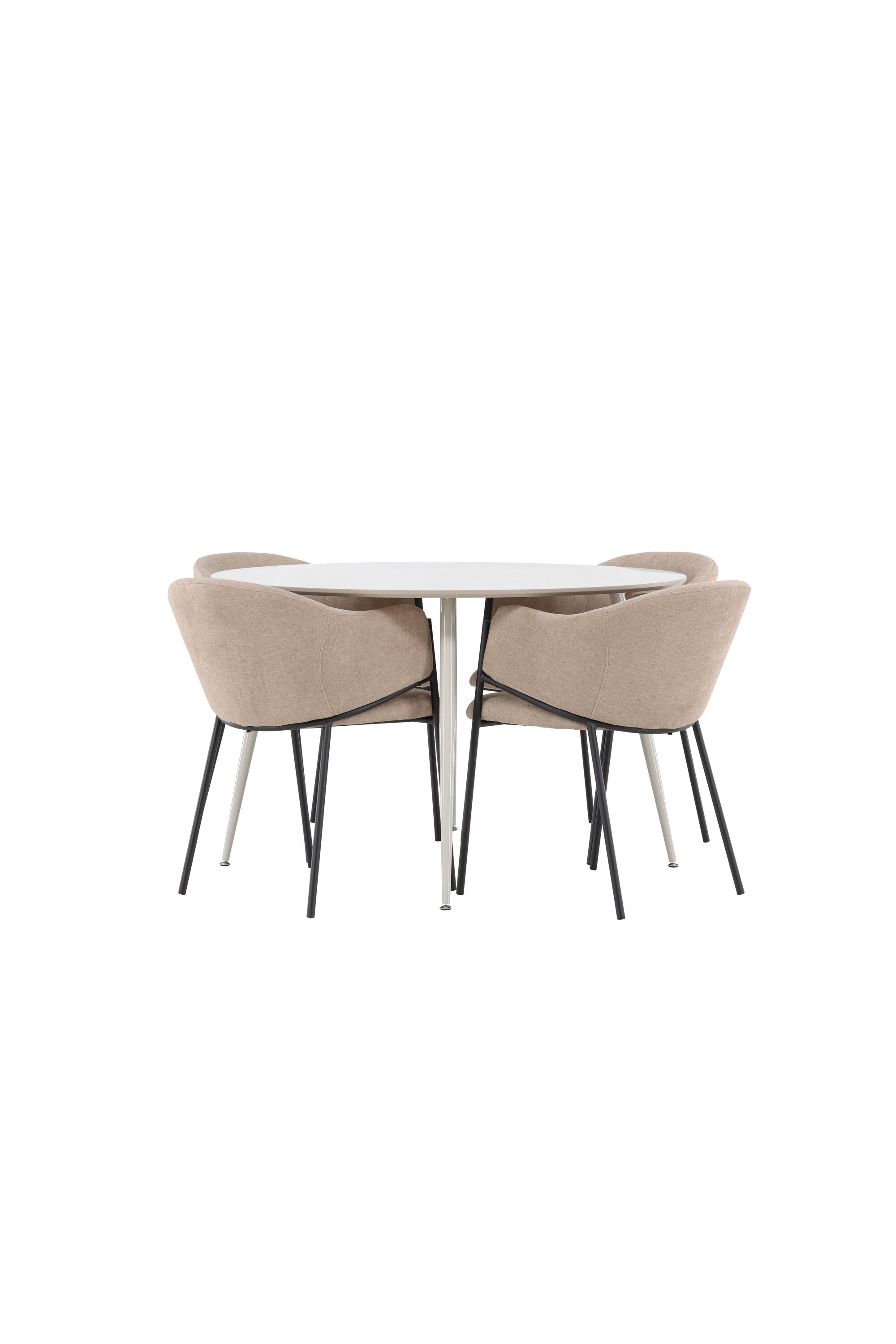 Plaza Matbord med Evelina Matstol-GR Dining Set-Venture Home-peaceofhome.se