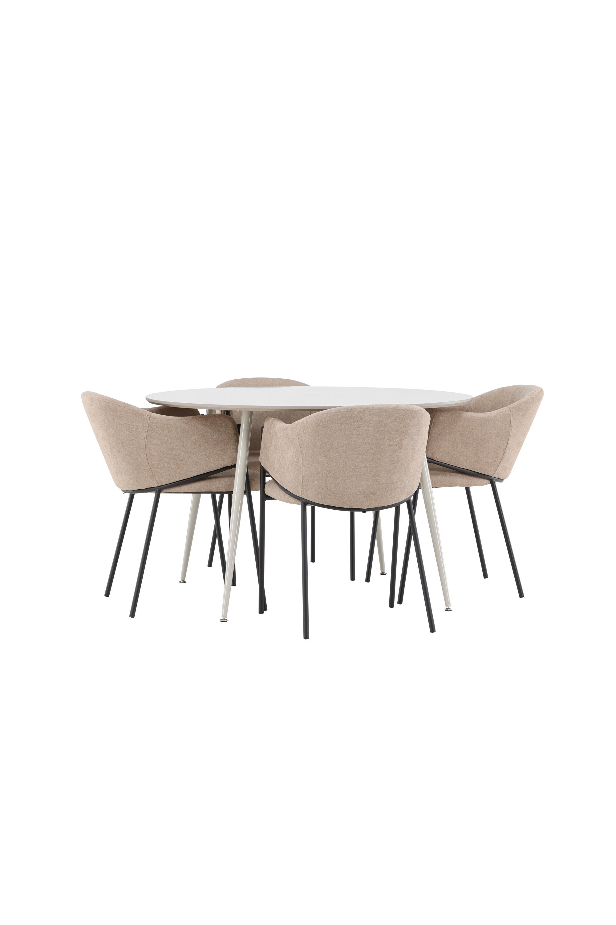 Plaza Matbord med Evelina Matstol-GR Dining Set-Venture Home-peaceofhome.se