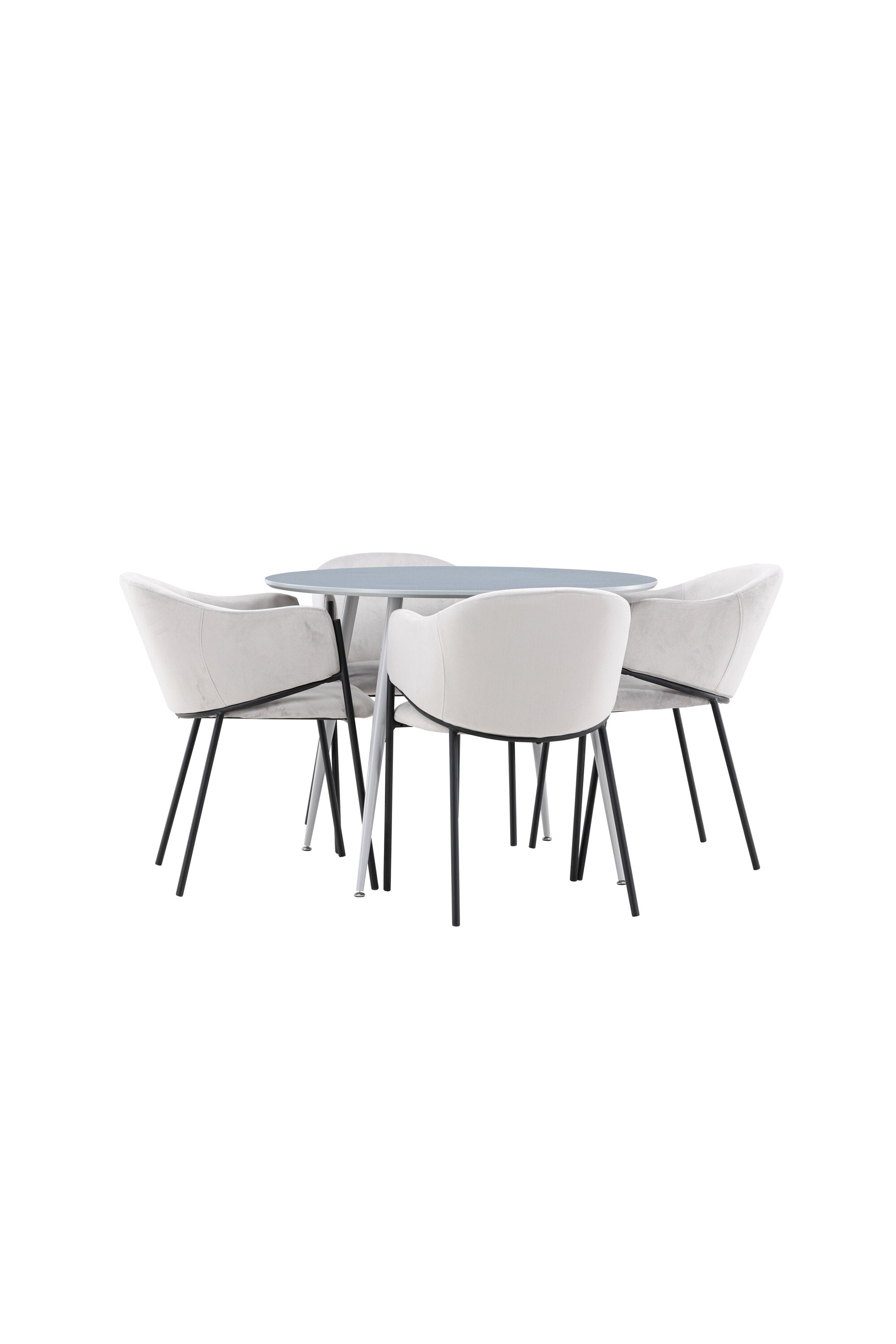 Plaza Matbord med Evelina Matstol-GR Dining Set-Venture Home-peaceofhome.se