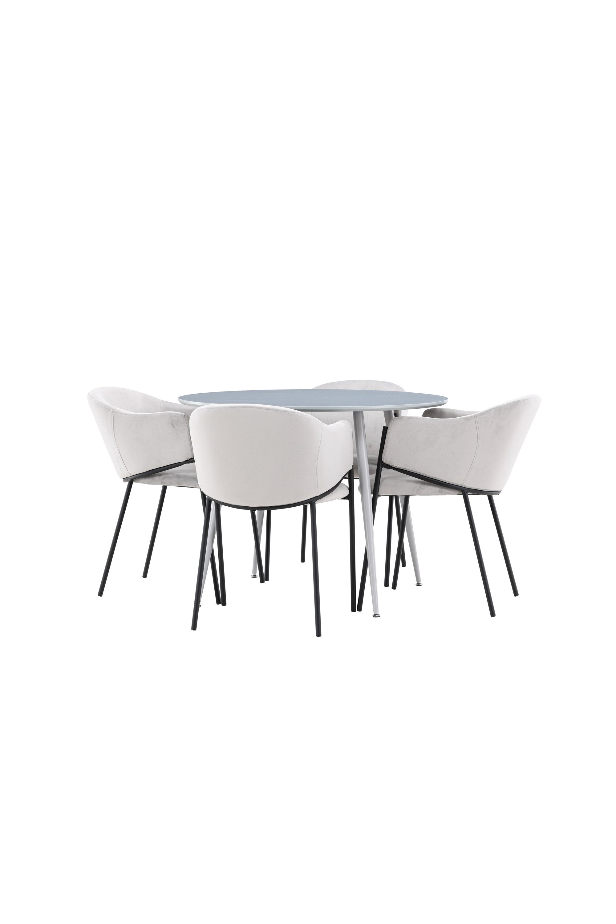 Plaza Matbord med Evelina Matstol-GR Dining Set-Venture Home-peaceofhome.se