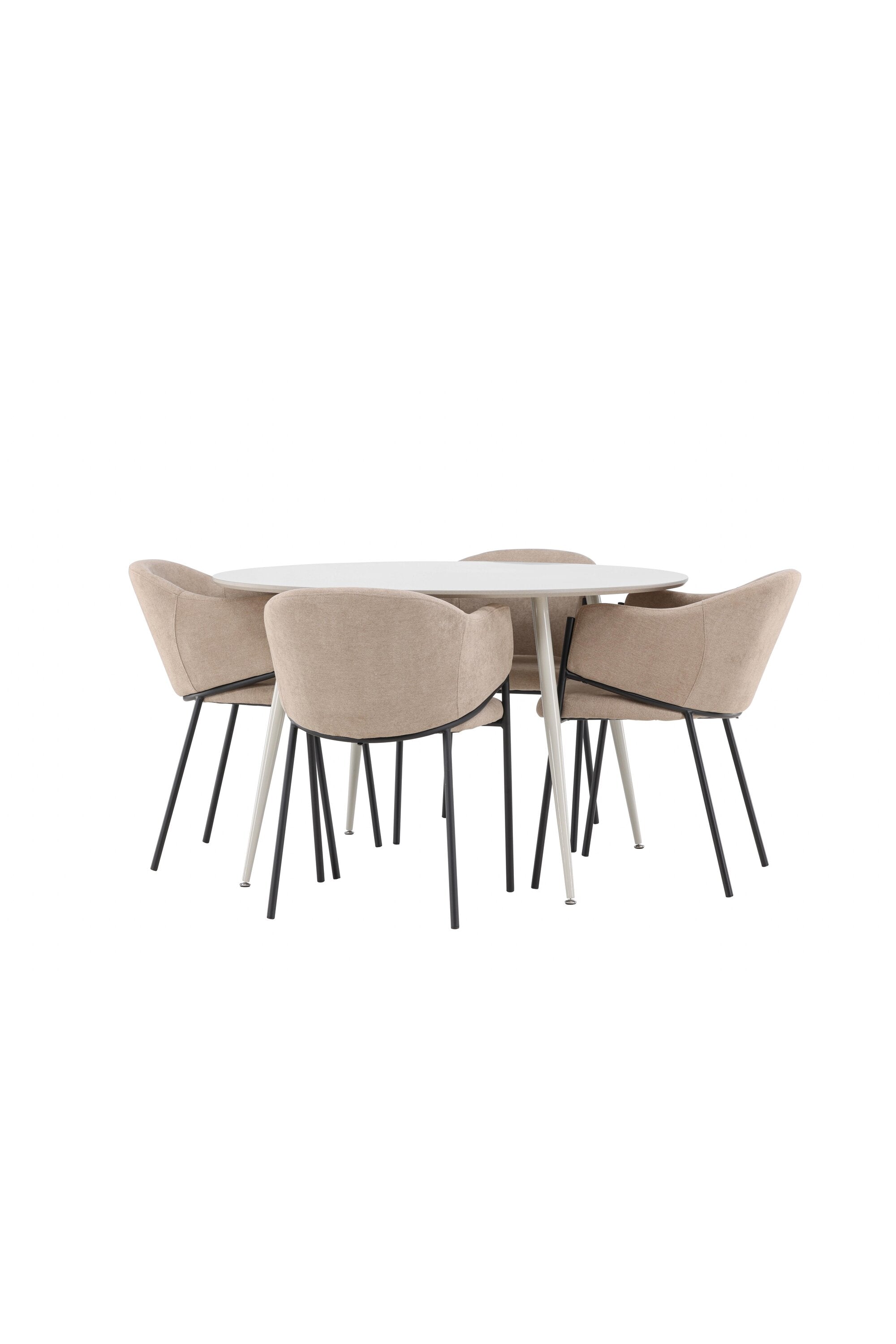 Plaza Matbord med Evelina Matstol-GR Dining Set-Venture Home-peaceofhome.se