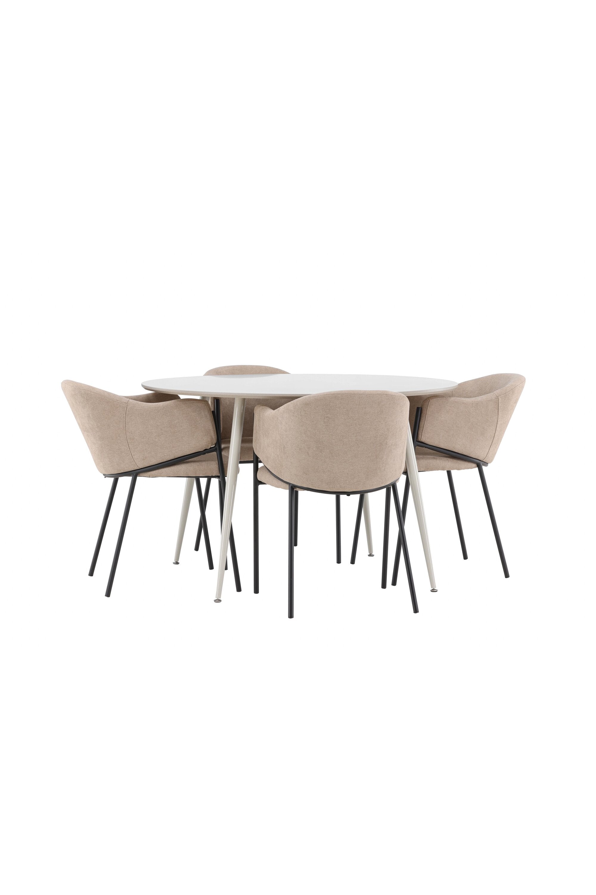 Plaza Matbord med Evelina Matstol-GR Dining Set-Venture Home-peaceofhome.se