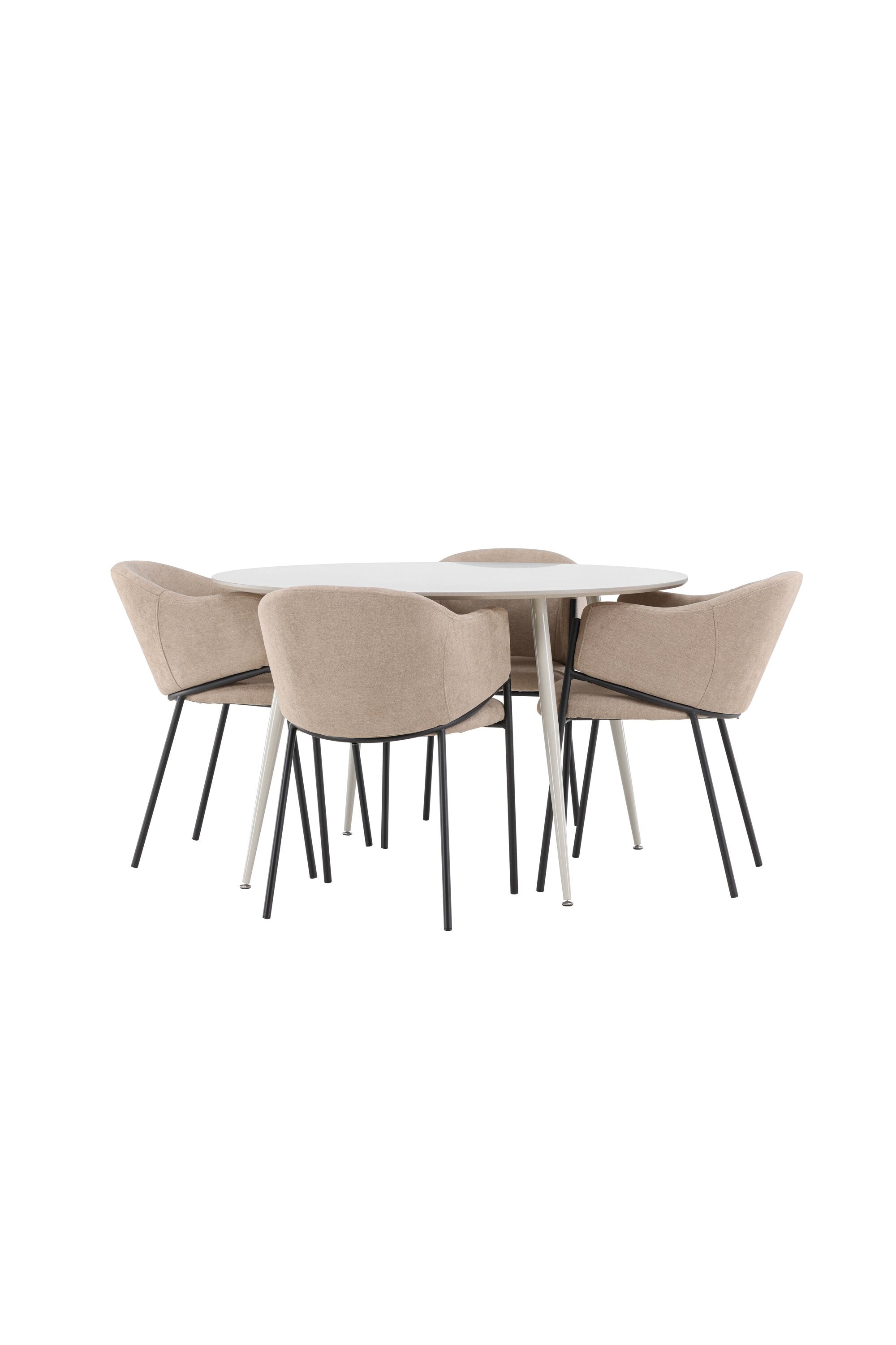 Plaza Matbord med Evelina Matstol-GR Dining Set-Venture Home-peaceofhome.se