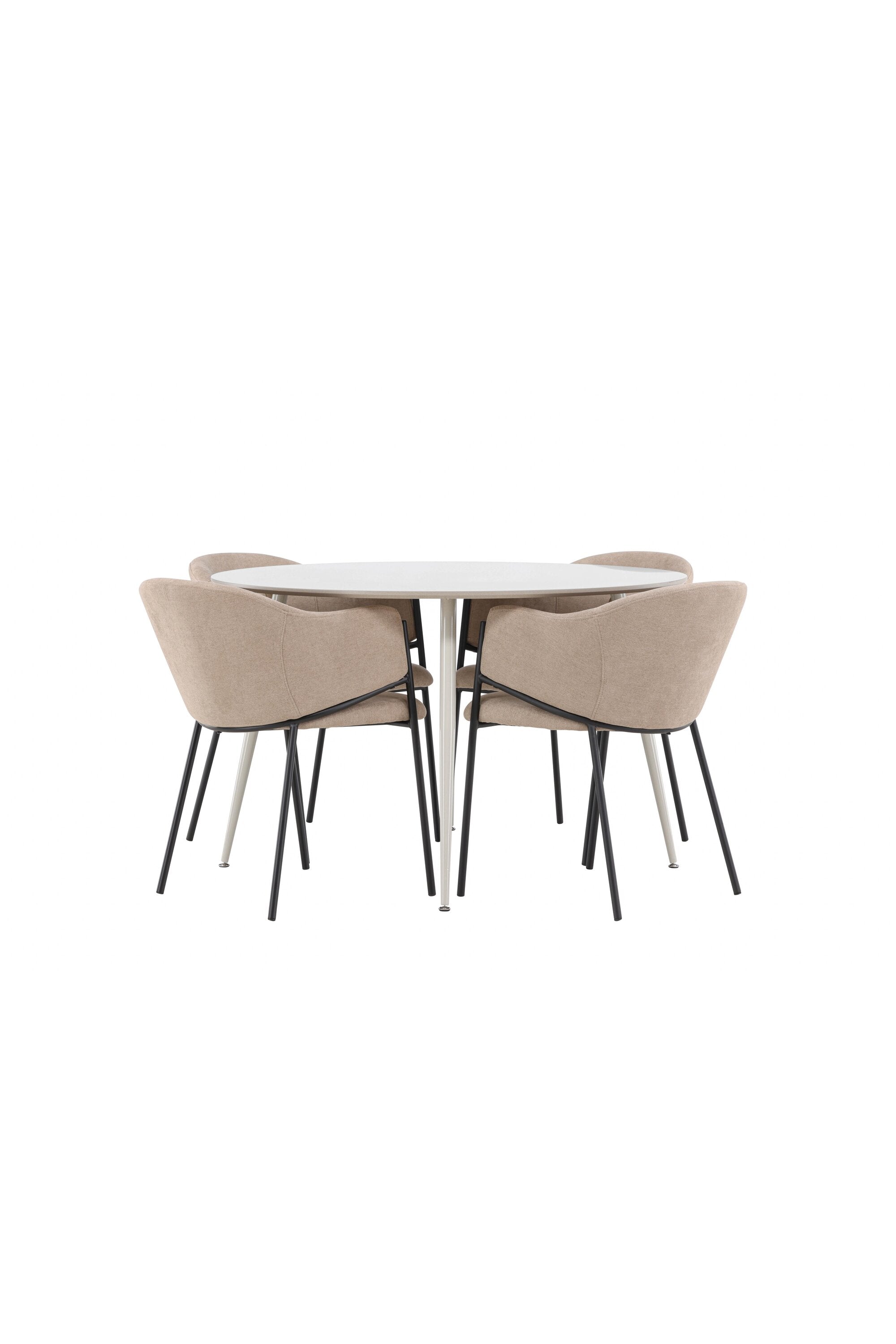 Plaza Matbord med Evelina Matstol-GR Dining Set-Venture Home-peaceofhome.se