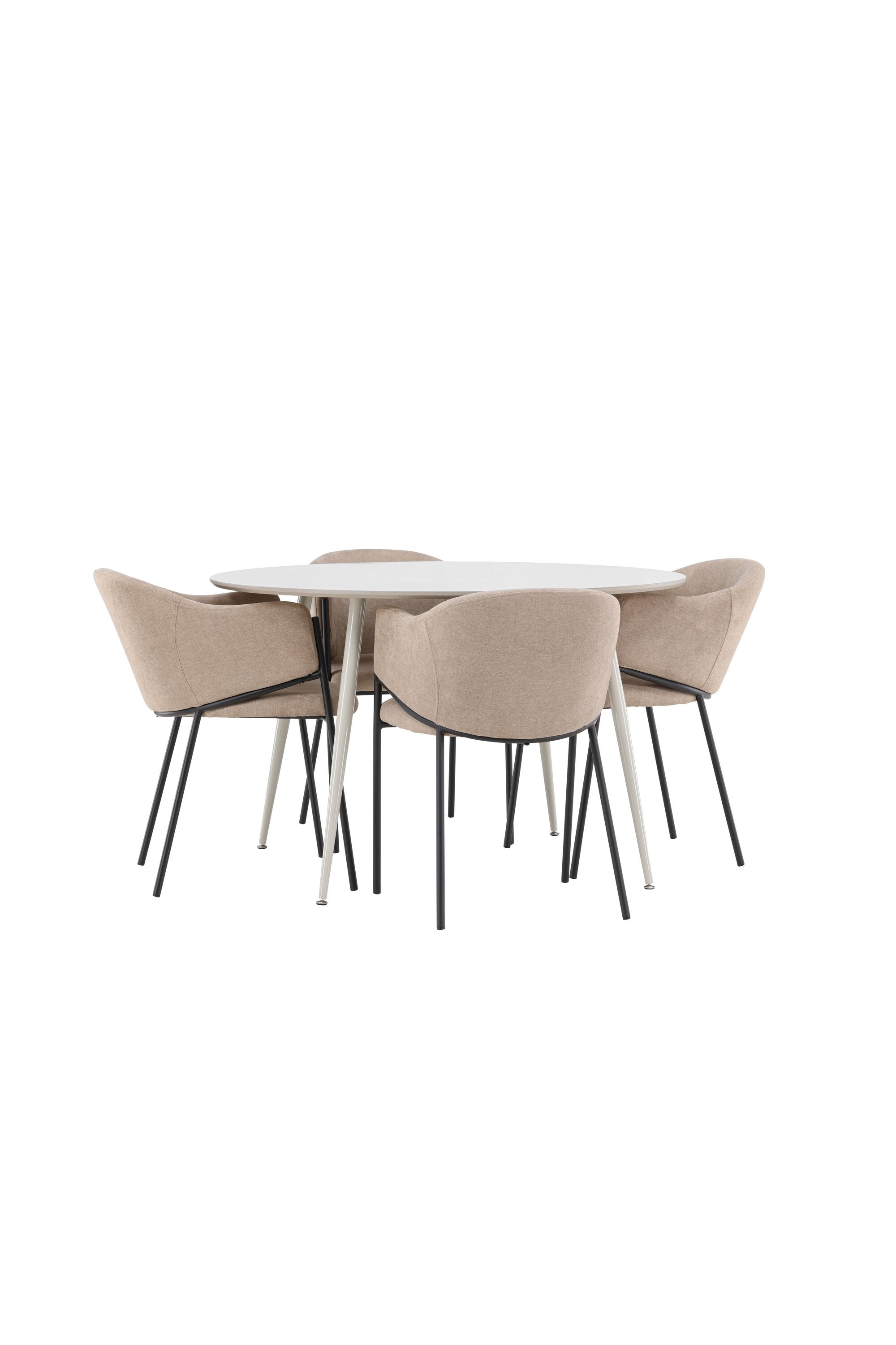 Plaza Matbord med Evelina Matstol-GR Dining Set-Venture Home-peaceofhome.se