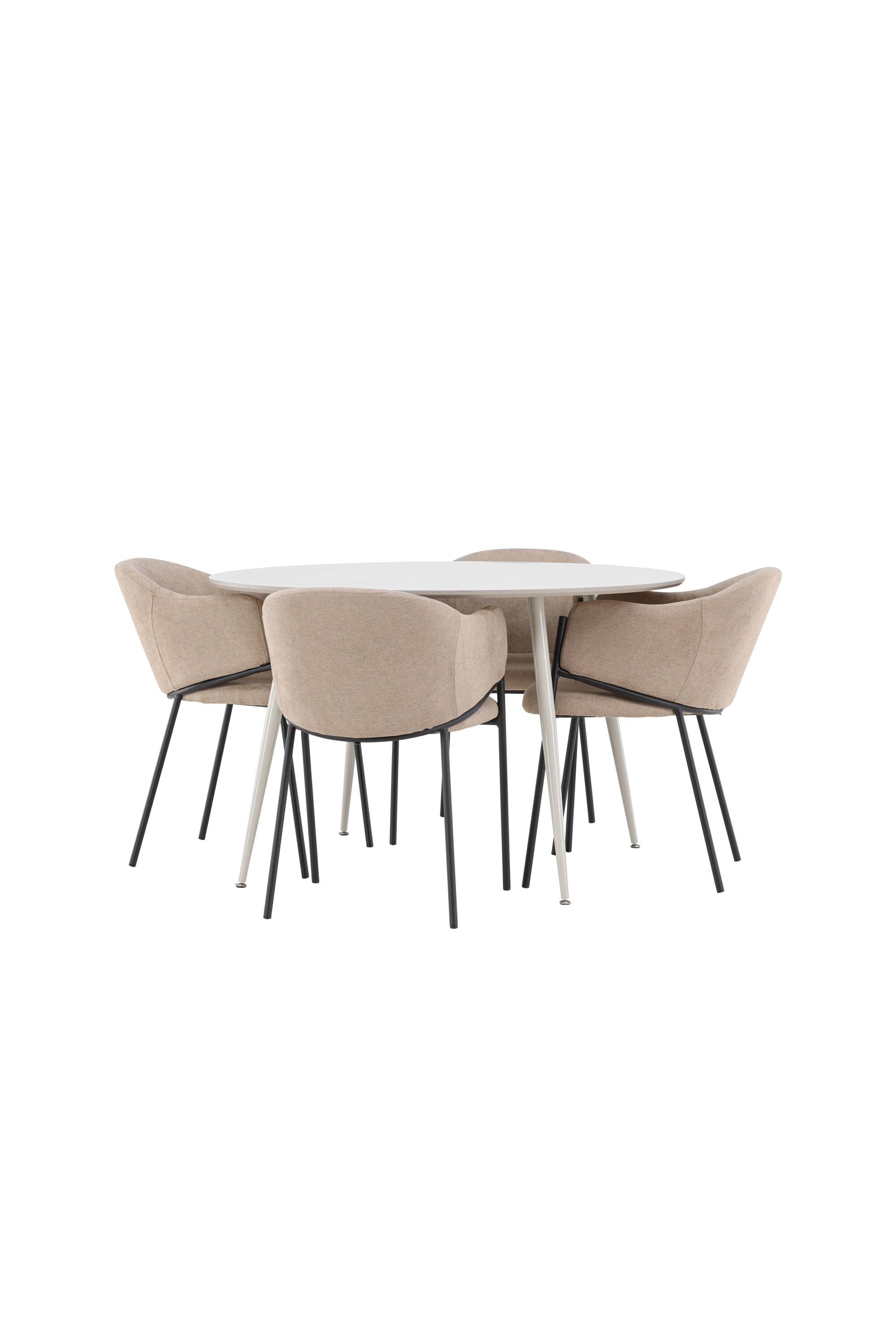 Plaza Matbord med Evelina Matstol-GR Dining Set-Venture Home-peaceofhome.se