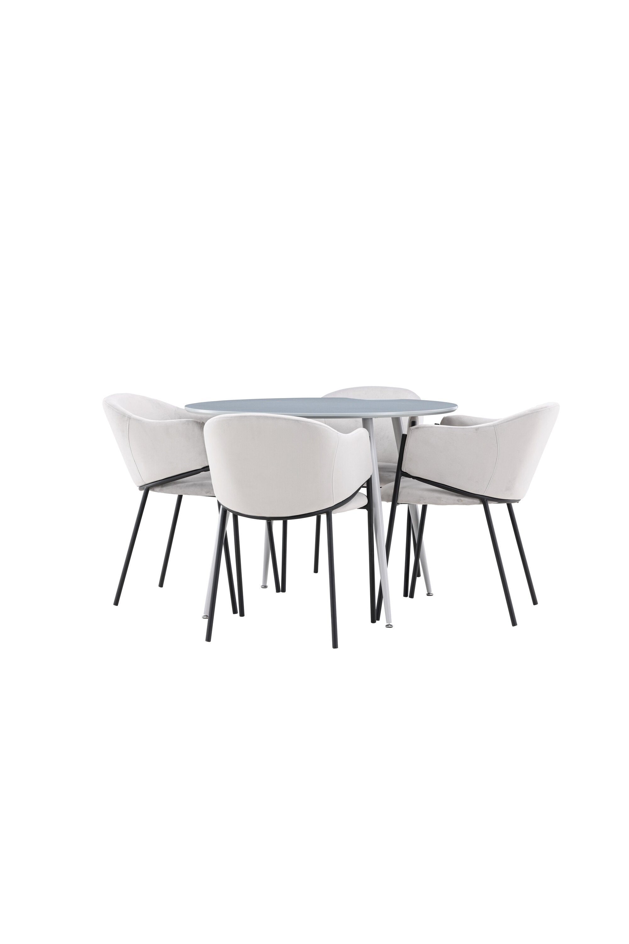 Plaza Matbord med Evelina Matstol-GR Dining Set-Venture Home-peaceofhome.se