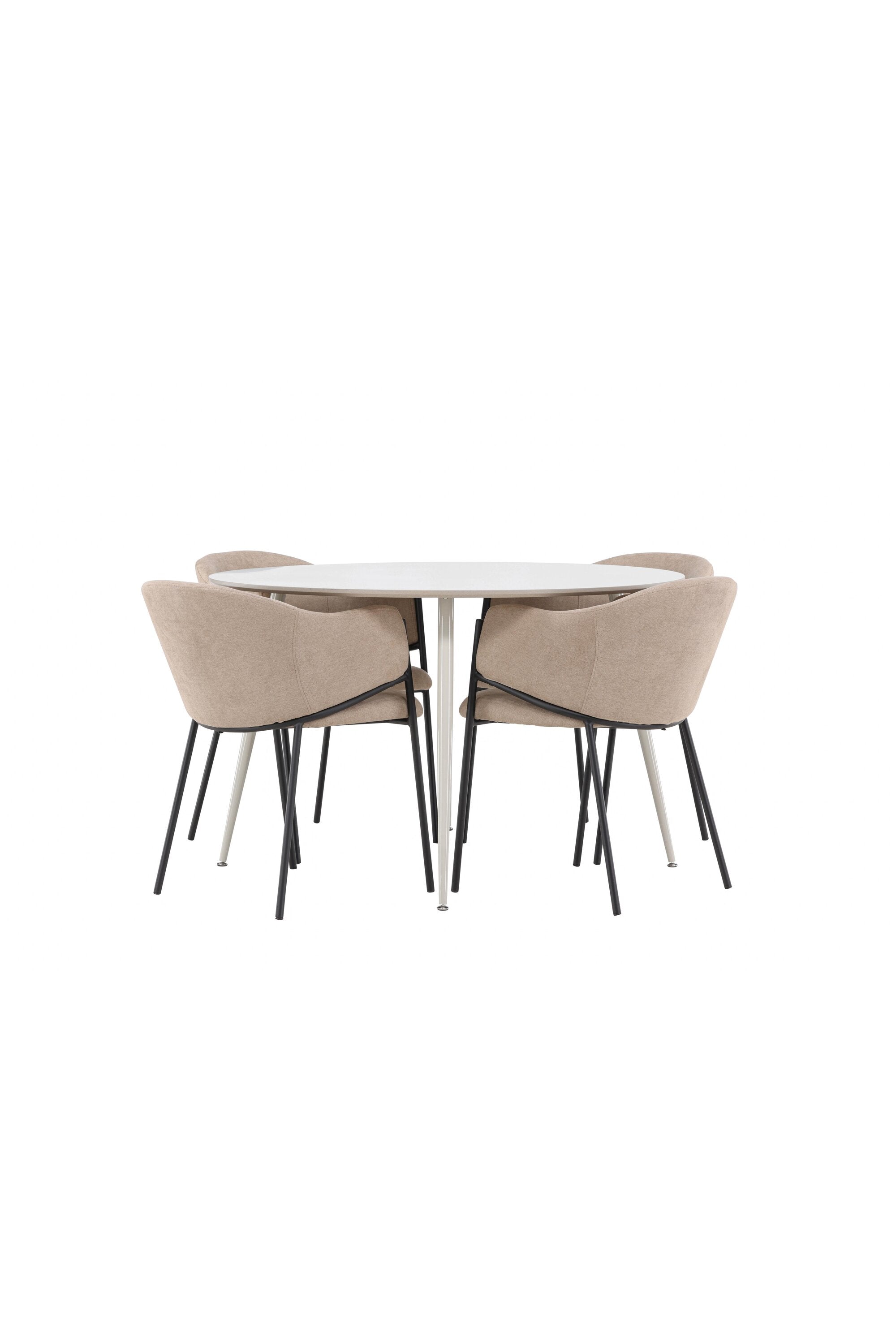 Plaza Matbord med Evelina Matstol-GR Dining Set-Venture Home-peaceofhome.se