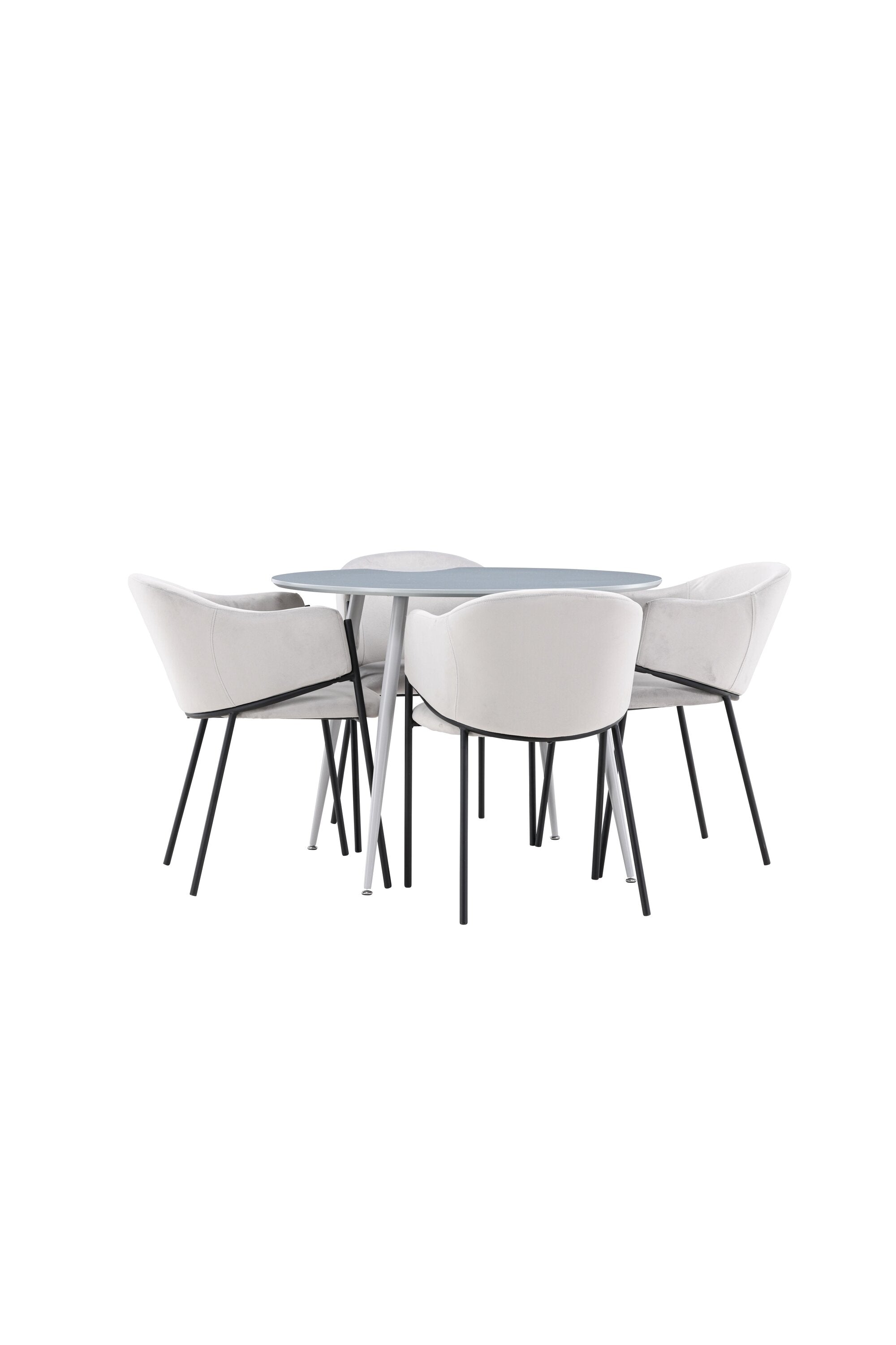 Plaza Matbord med Evelina Matstol-GR Dining Set-Venture Home-peaceofhome.se