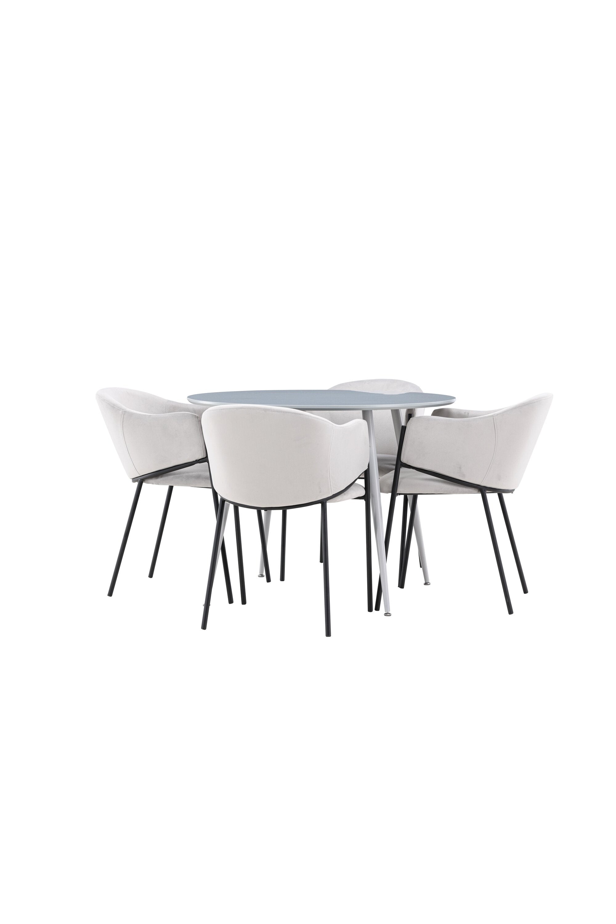 Plaza Matbord med Evelina Matstol-GR Dining Set-Venture Home-peaceofhome.se