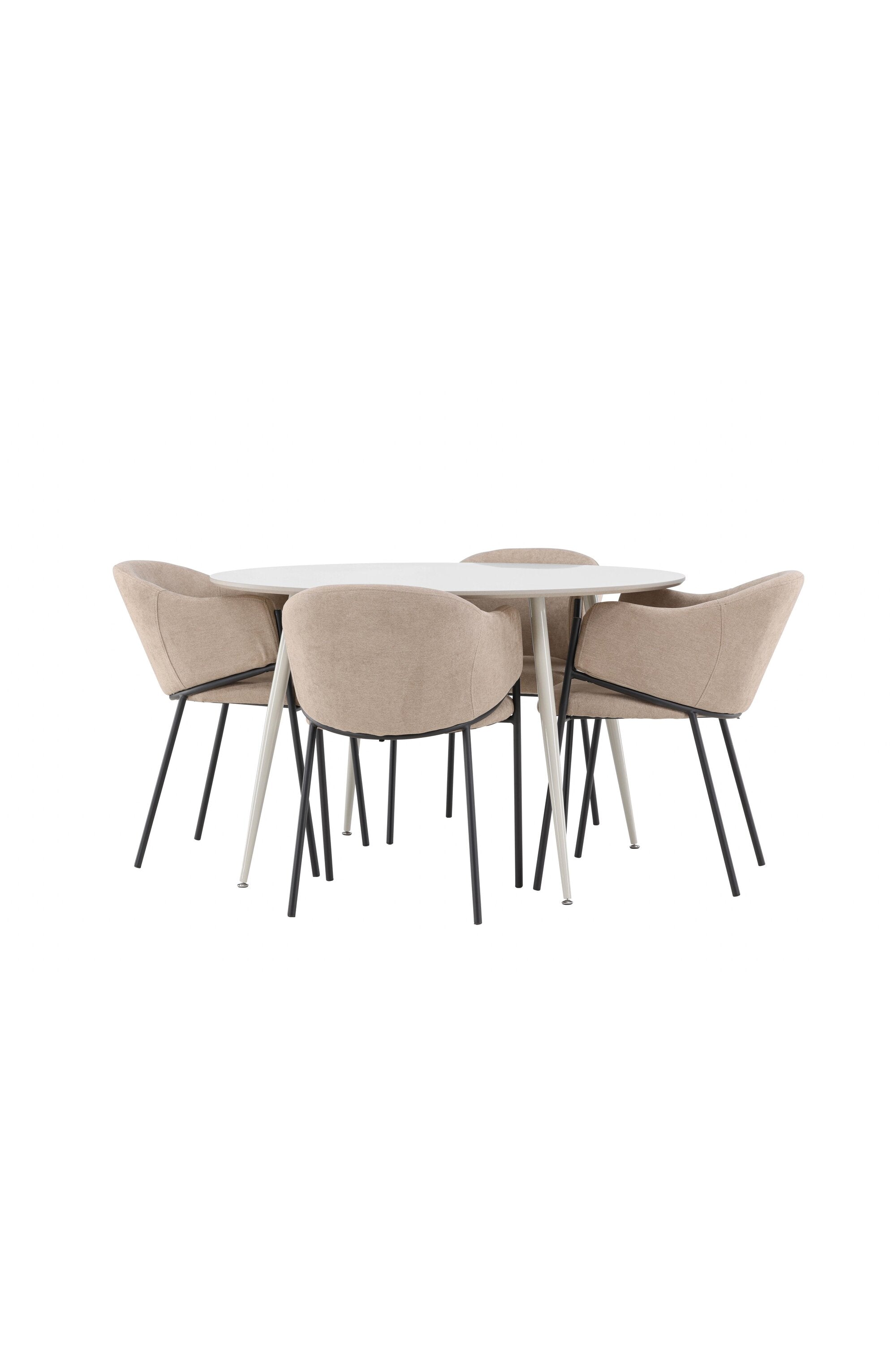 Plaza Matbord med Evelina Matstol-GR Dining Set-Venture Home-peaceofhome.se