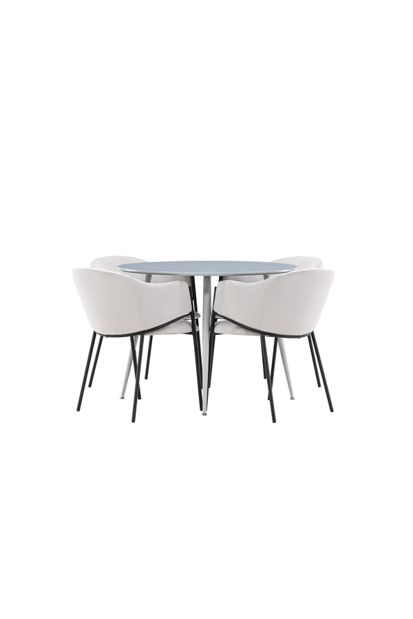 Plaza Matbord med Evelina Matstol-GR Dining Set-Venture Home-peaceofhome.se