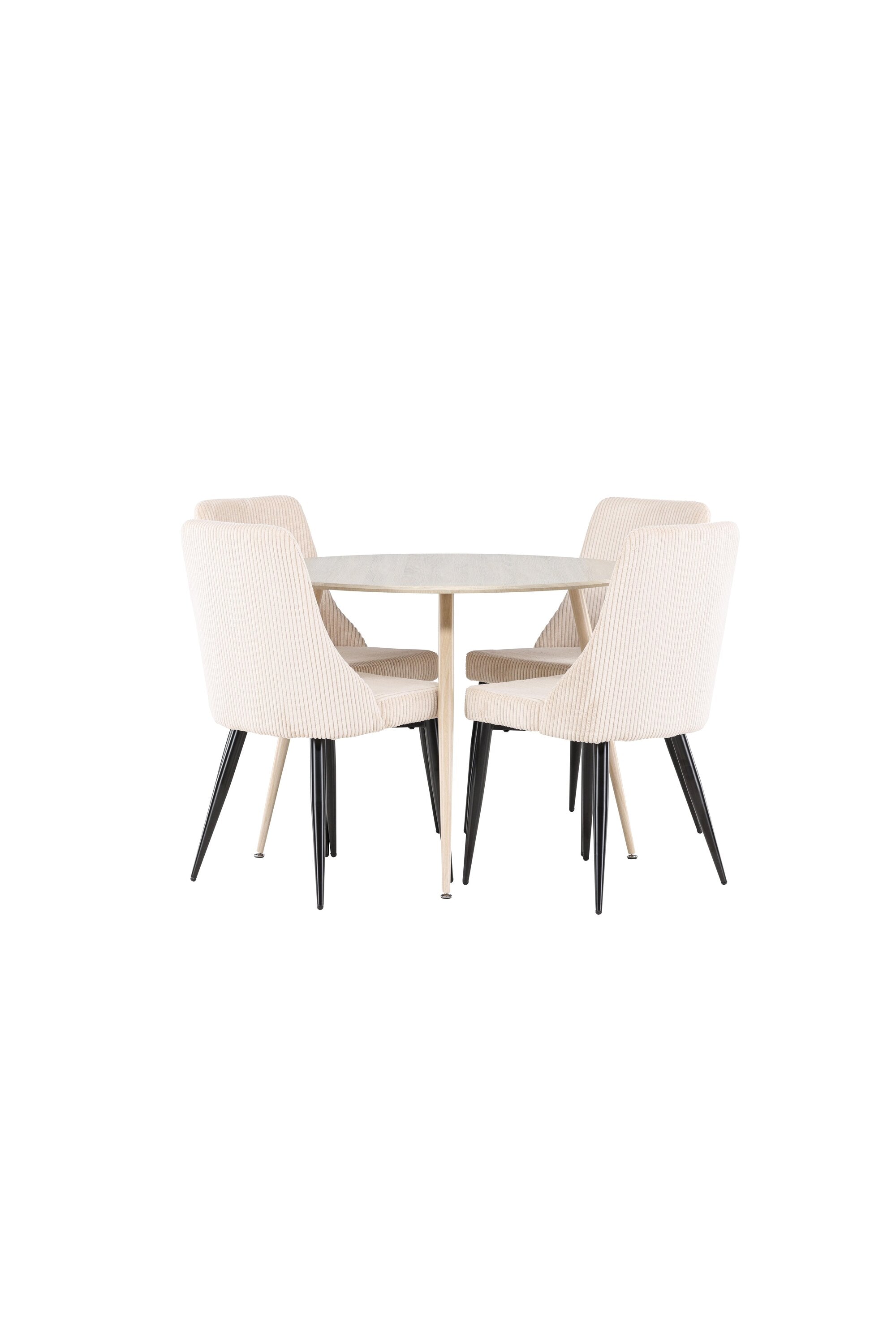 Plaza Matbord med Leone Matstol-GR Dining Set-Venture Home-peaceofhome.se