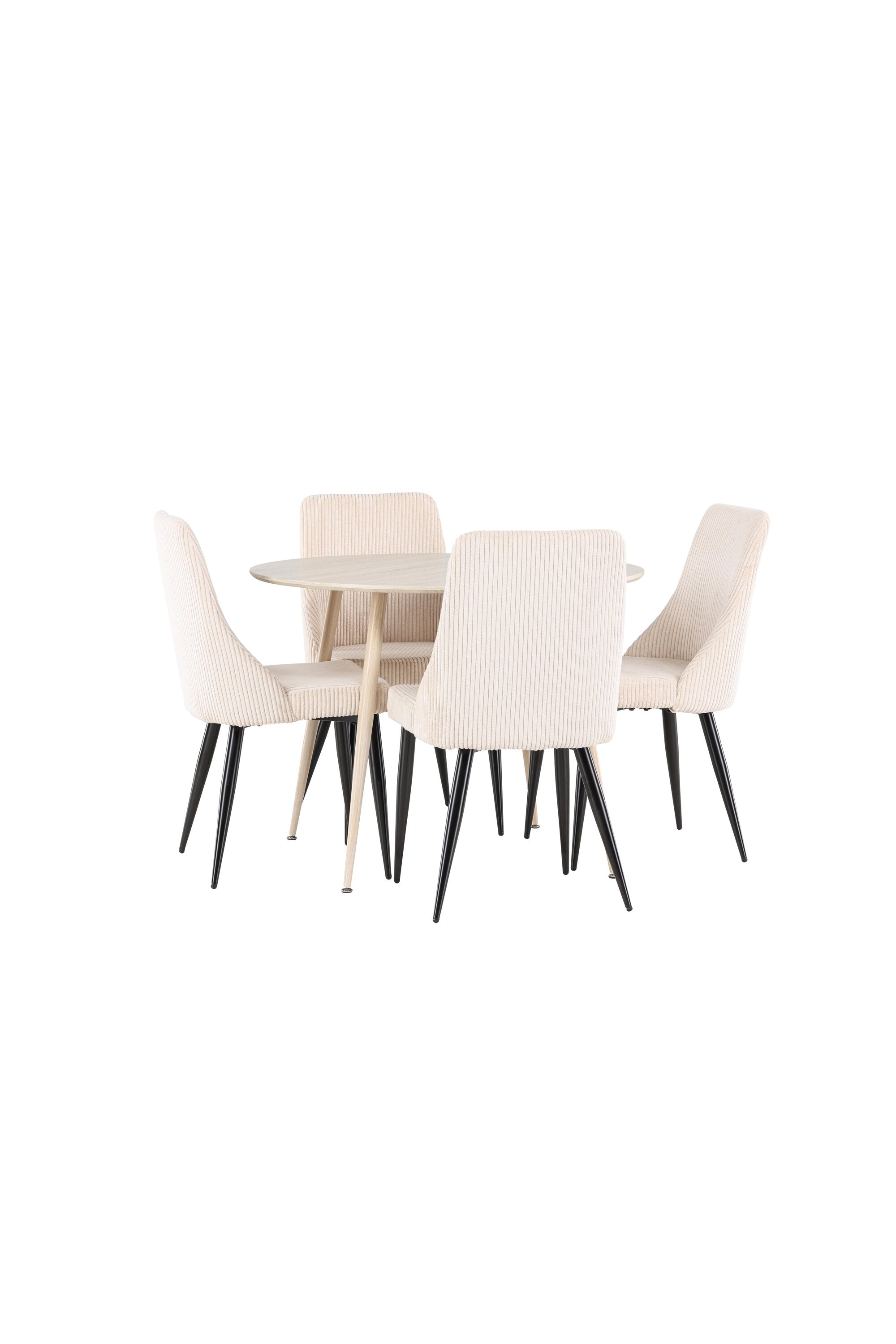 Plaza Matbord med Leone Matstol-GR Dining Set-Venture Home-peaceofhome.se