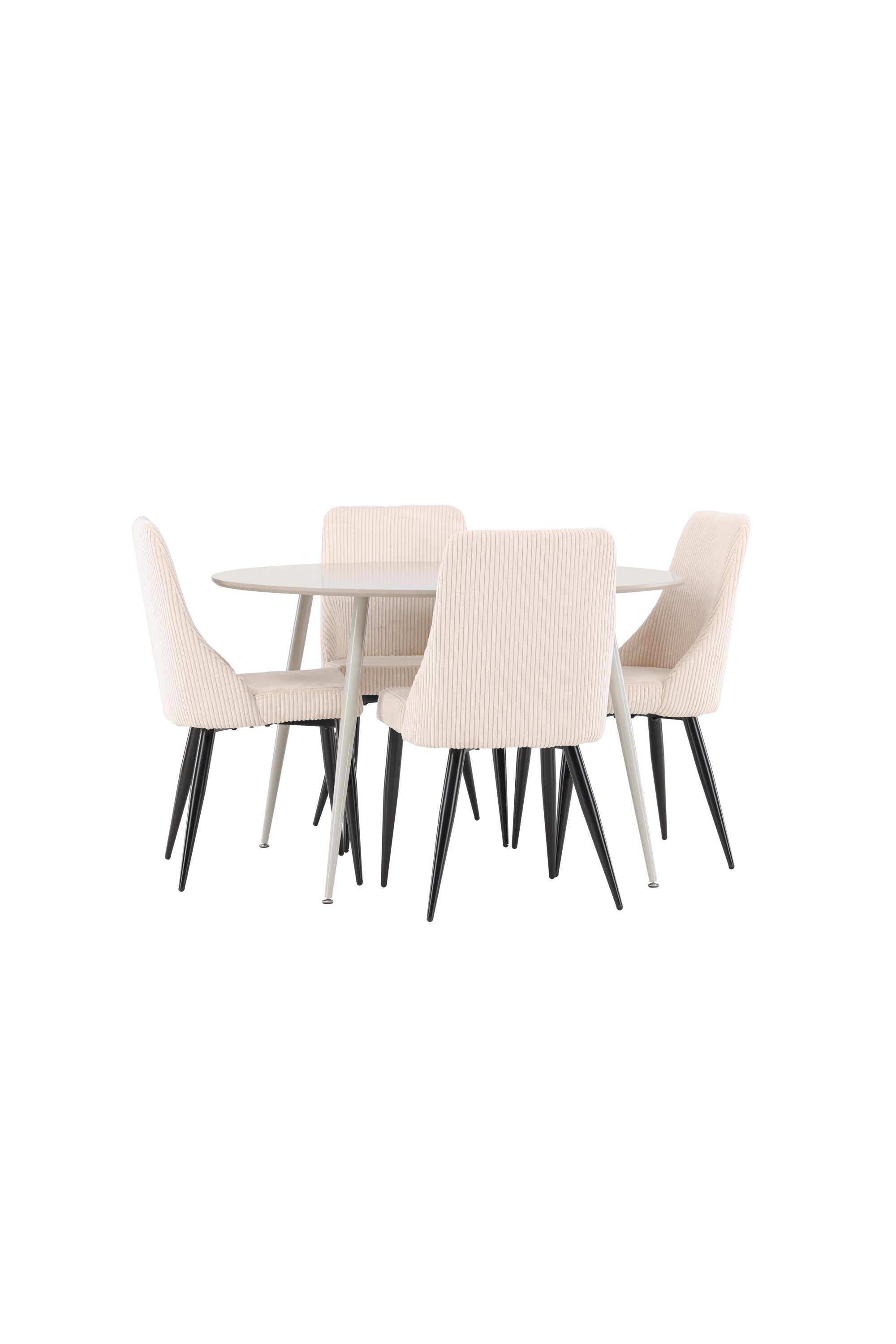 Plaza Matbord med Leone Matstol-GR Dining Set-Venture Home-peaceofhome.se