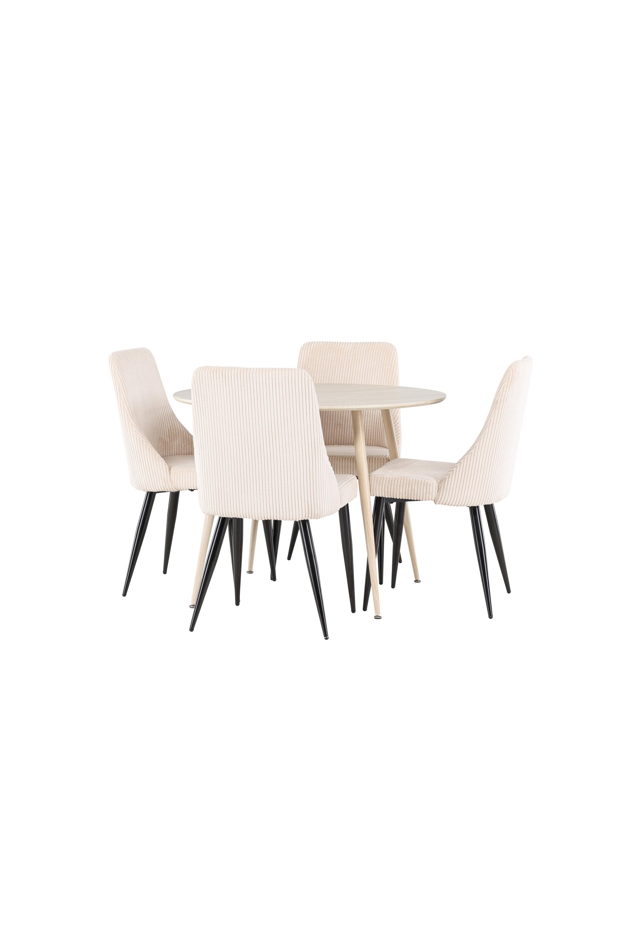 Plaza Matbord med Leone Matstol-GR Dining Set-Venture Home-peaceofhome.se