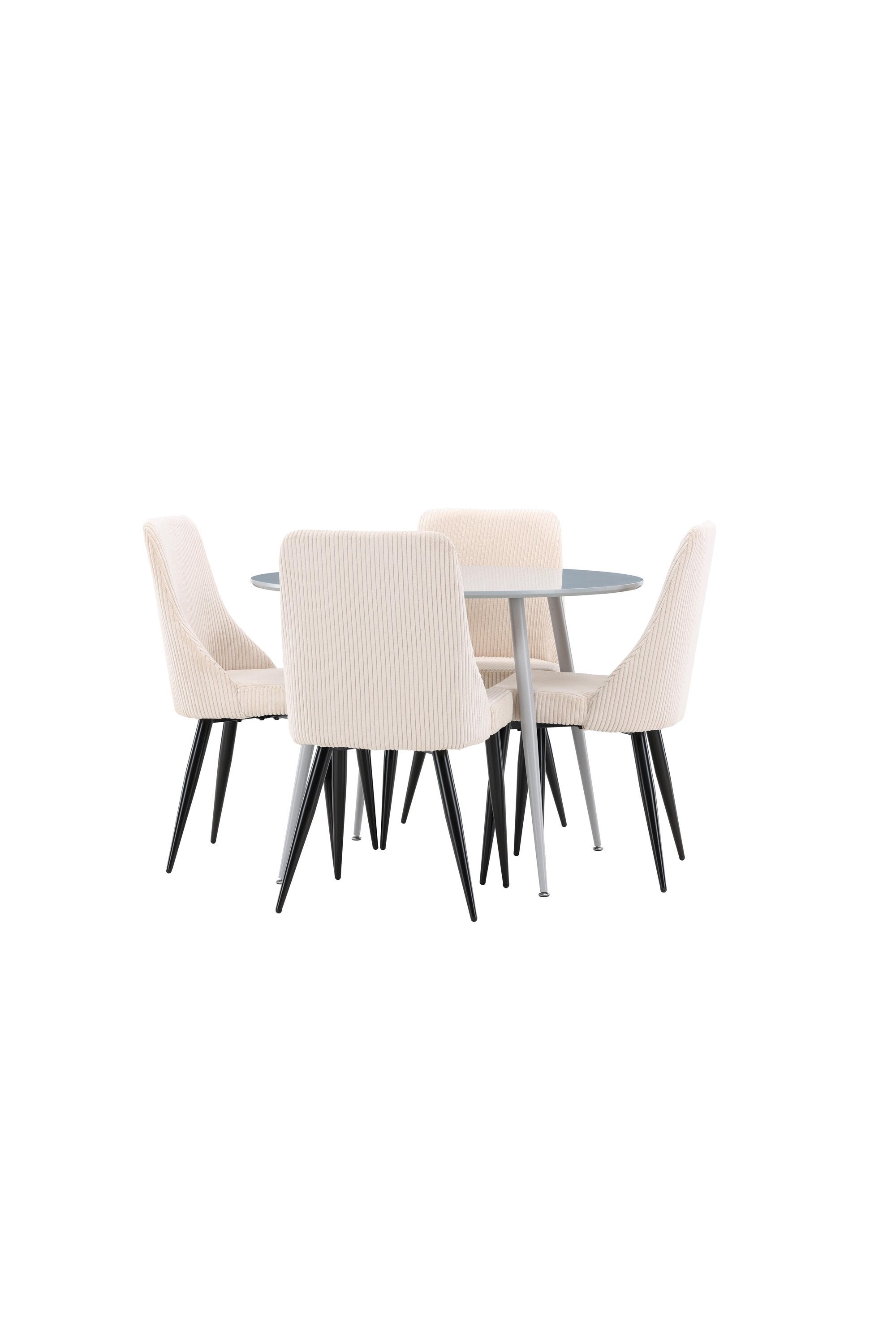 Plaza Matbord med Leone Matstol-GR Dining Set-Venture Home-peaceofhome.se