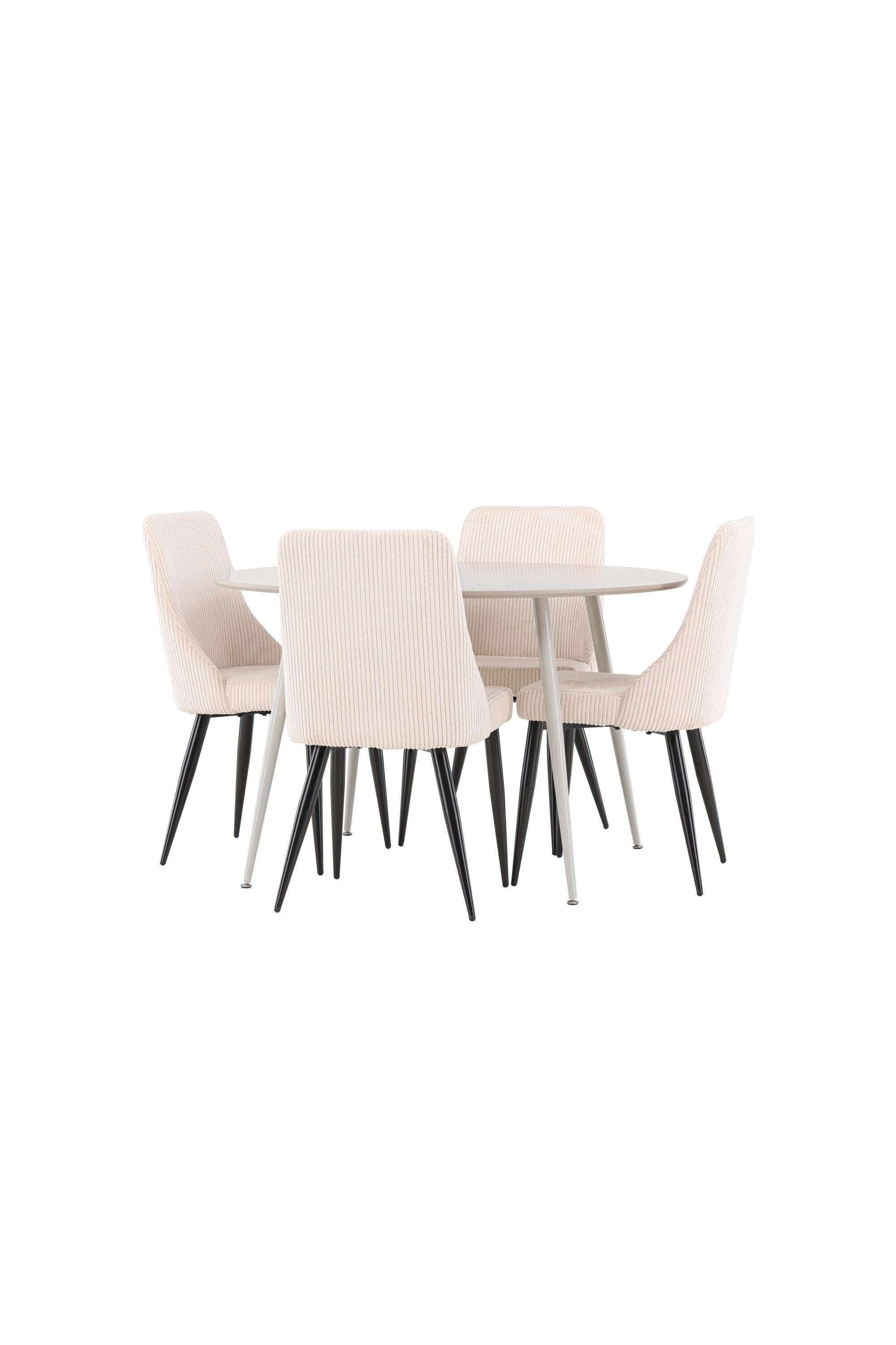 Plaza Matbord med Leone Matstol-GR Dining Set-Venture Home-peaceofhome.se