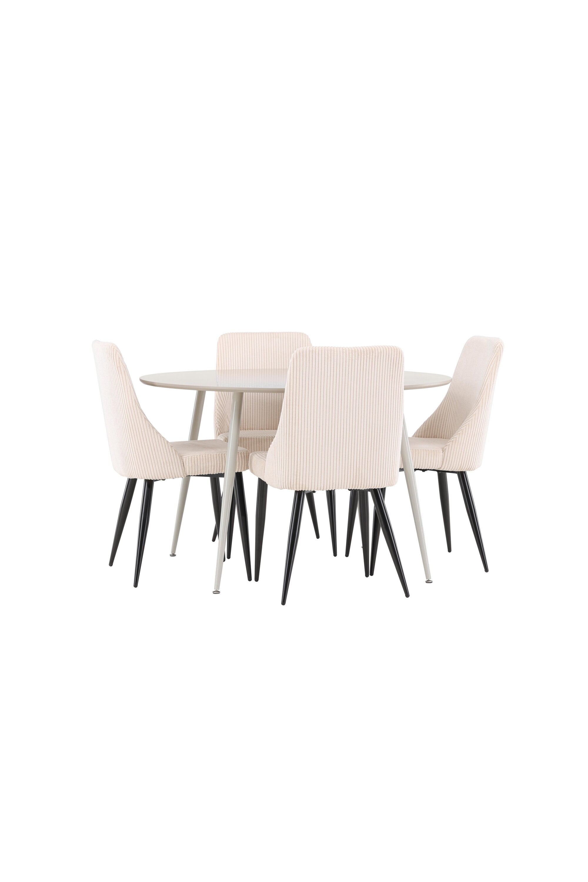 Plaza Matbord med Leone Matstol-GR Dining Set-Venture Home-peaceofhome.se