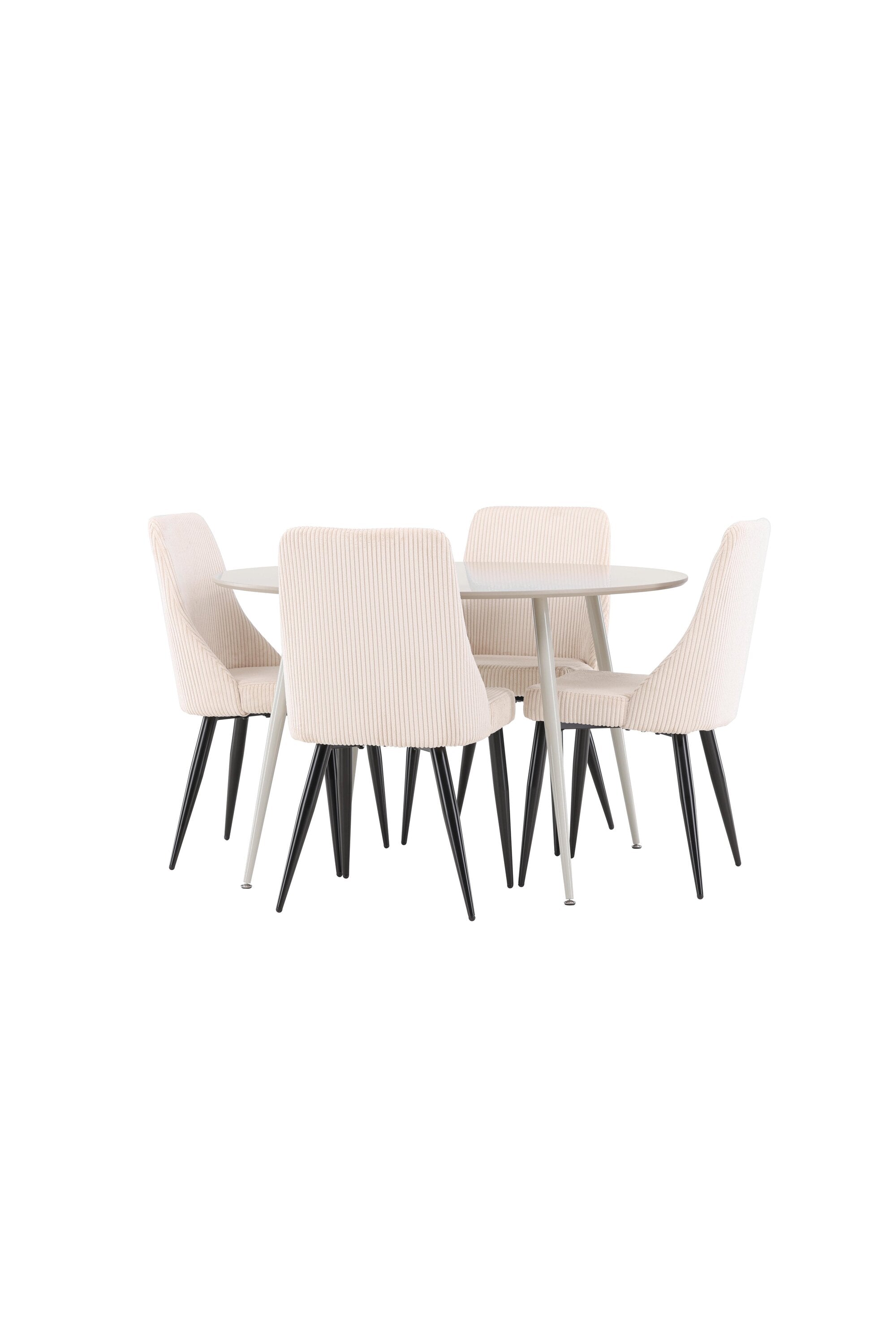 Plaza Matbord med Leone Matstol-GR Dining Set-Venture Home-peaceofhome.se