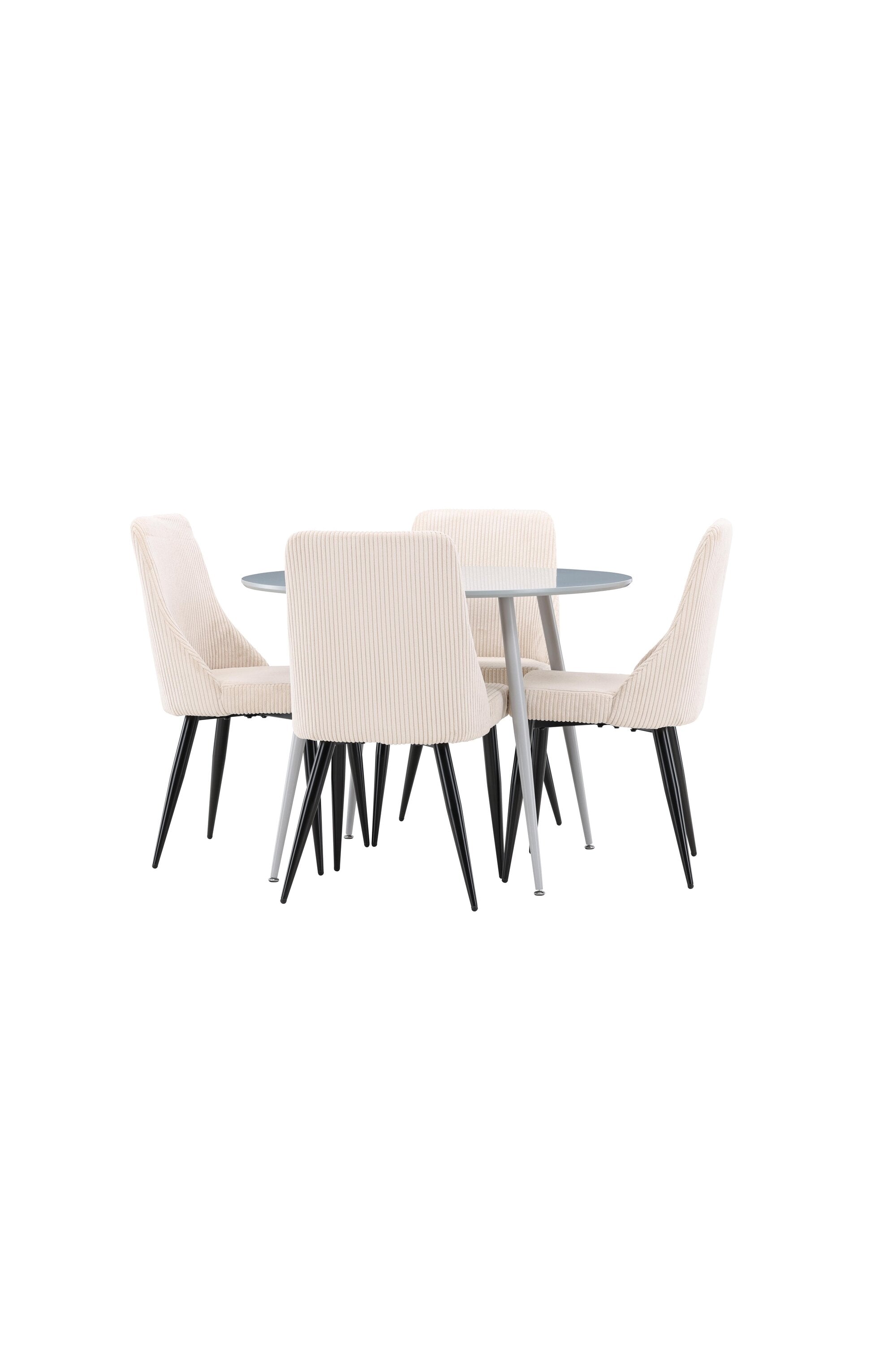 Plaza Matbord med Leone Matstol-GR Dining Set-Venture Home-peaceofhome.se