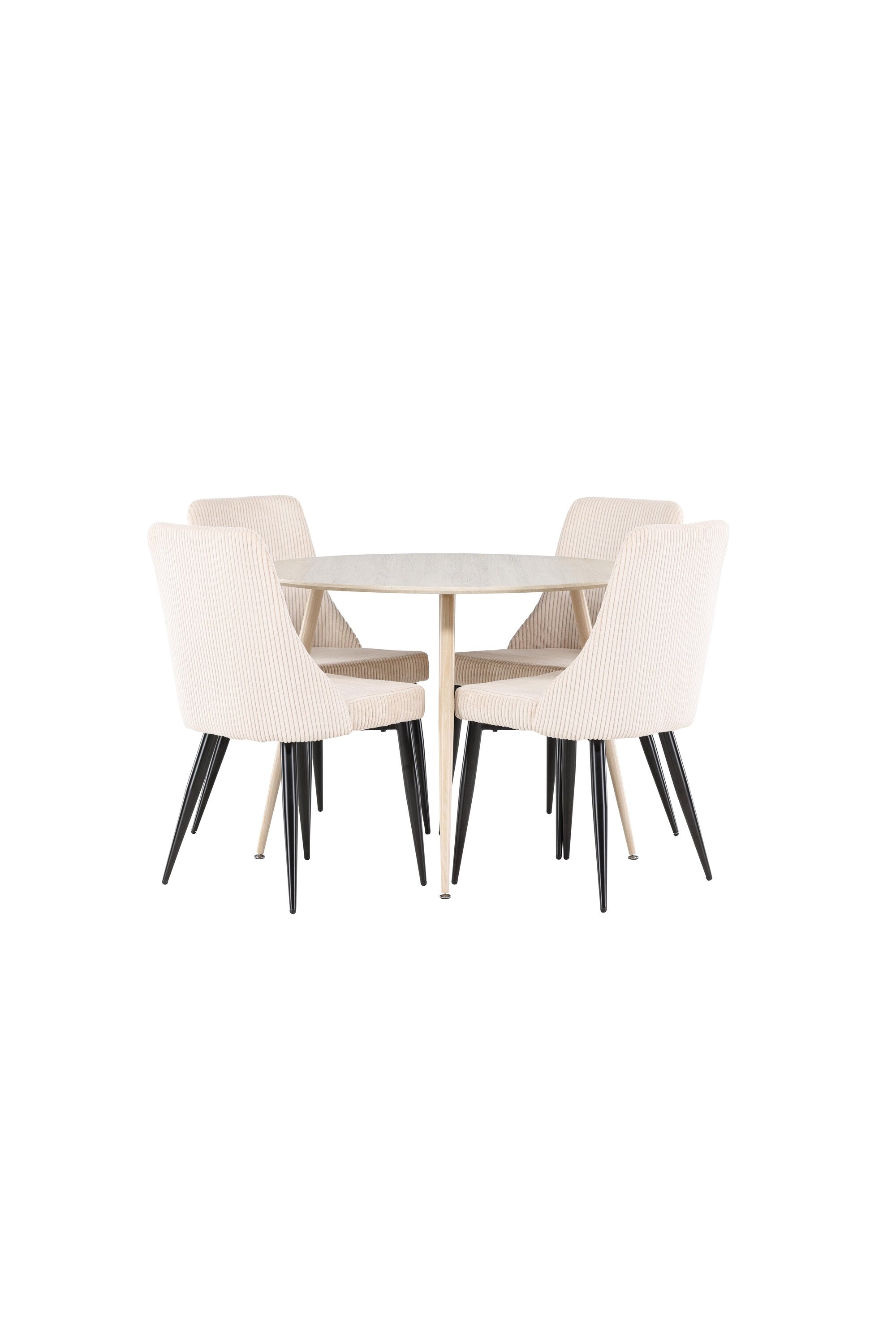 Plaza Matbord med Leone Matstol-GR Dining Set-Venture Home-peaceofhome.se