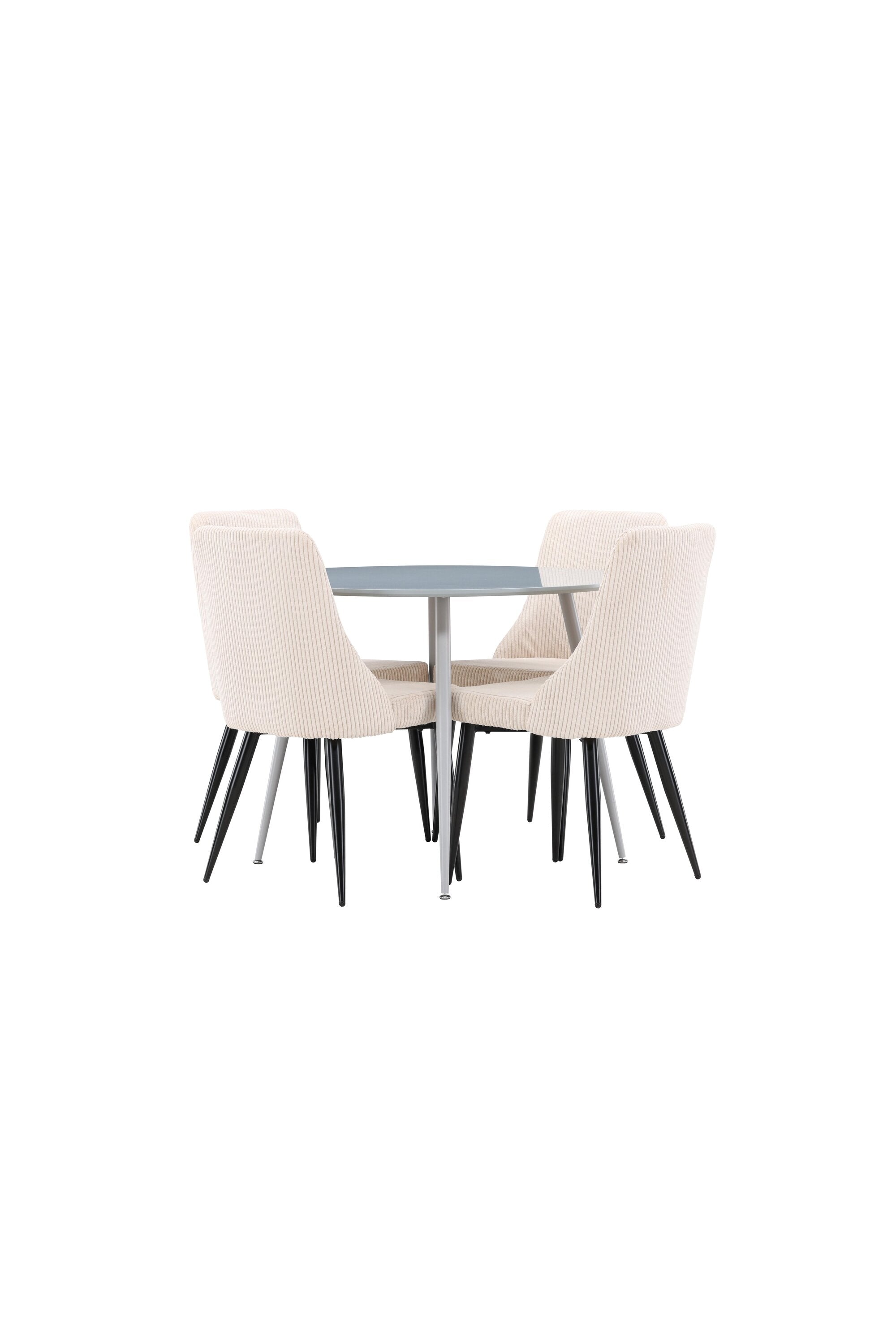 Plaza Matbord med Leone Matstol-GR Dining Set-Venture Home-peaceofhome.se