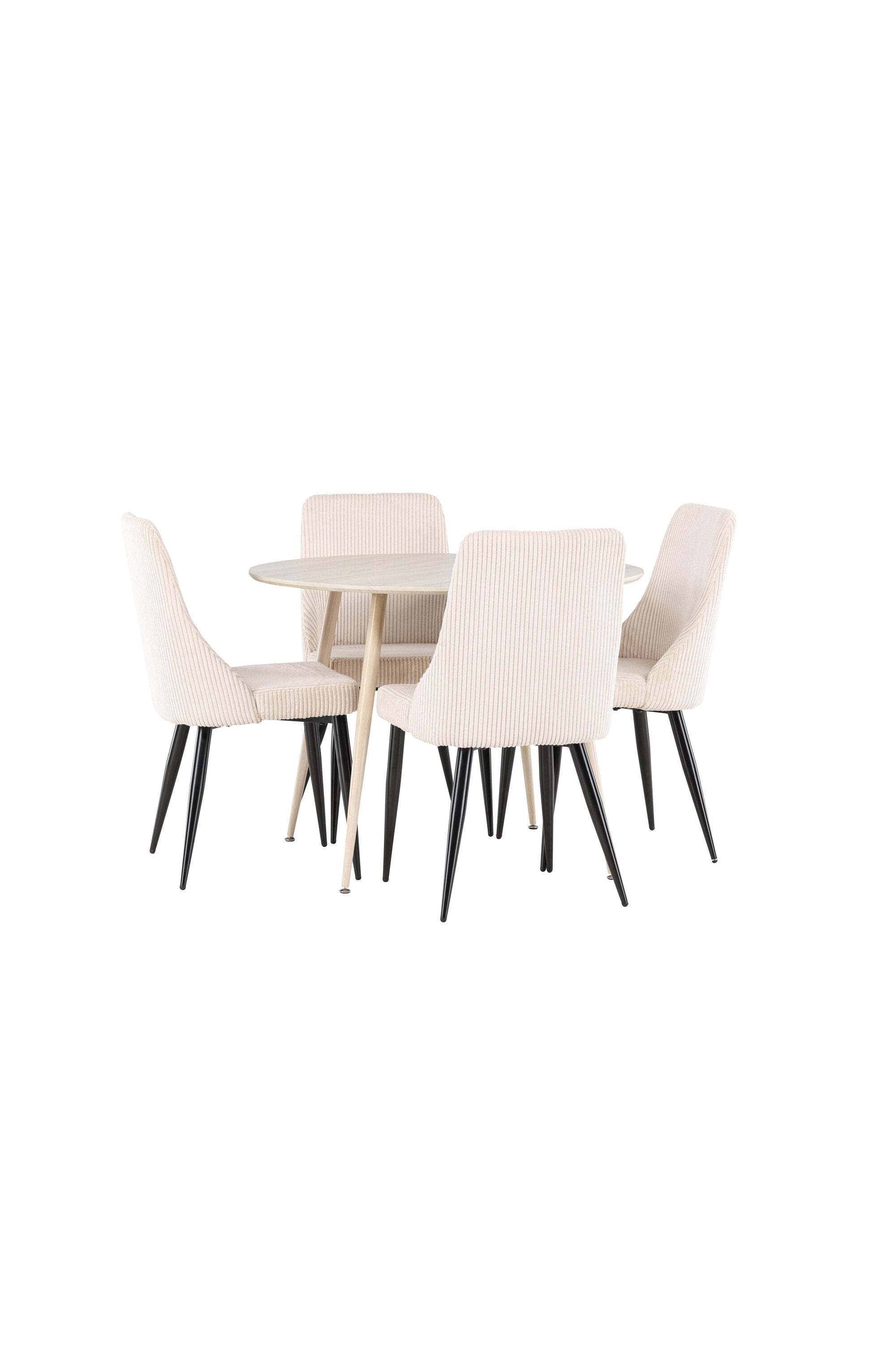 Plaza Matbord med Leone Matstol-GR Dining Set-Venture Home-peaceofhome.se