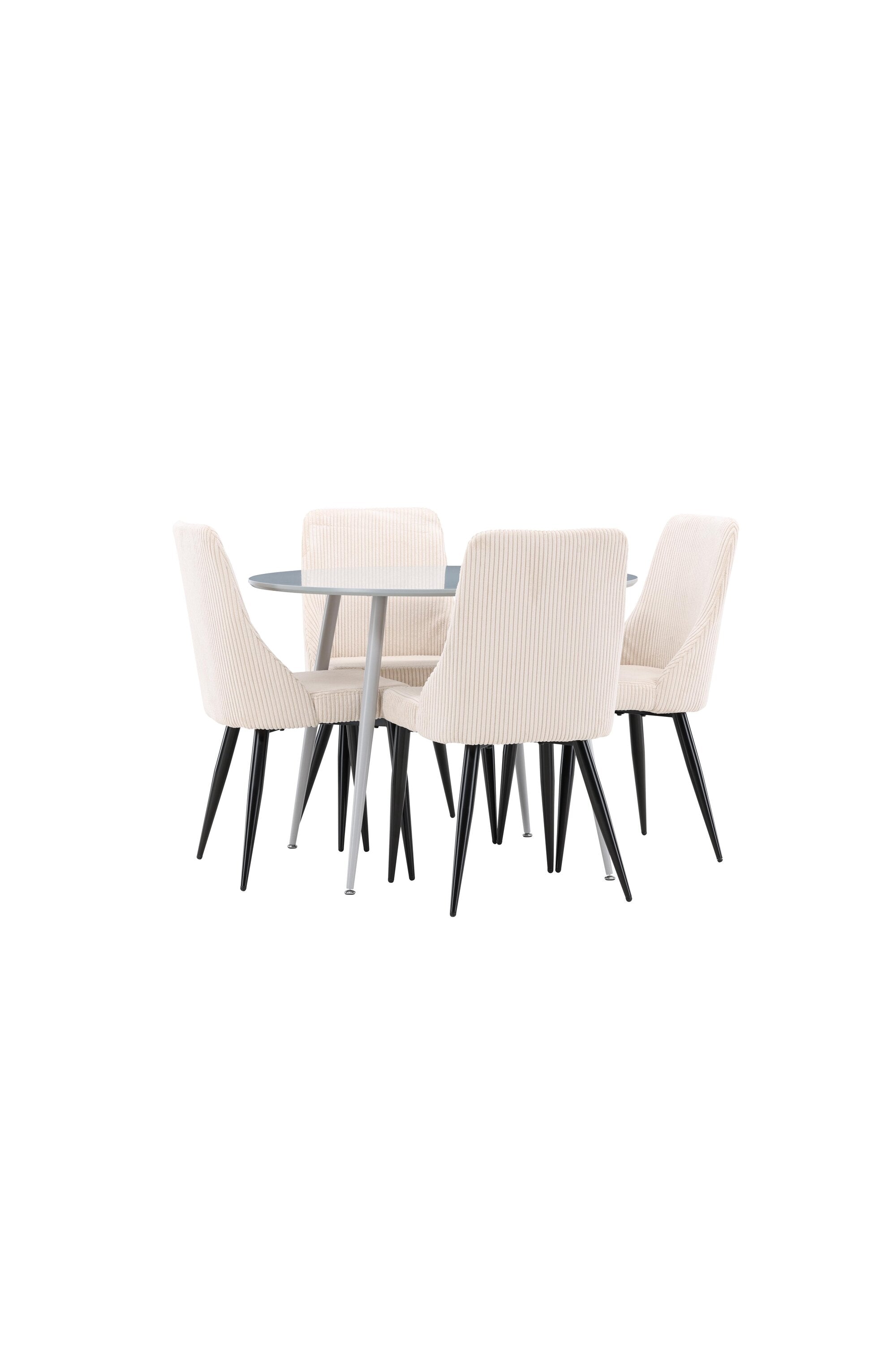 Plaza Matbord med Leone Matstol-GR Dining Set-Venture Home-peaceofhome.se