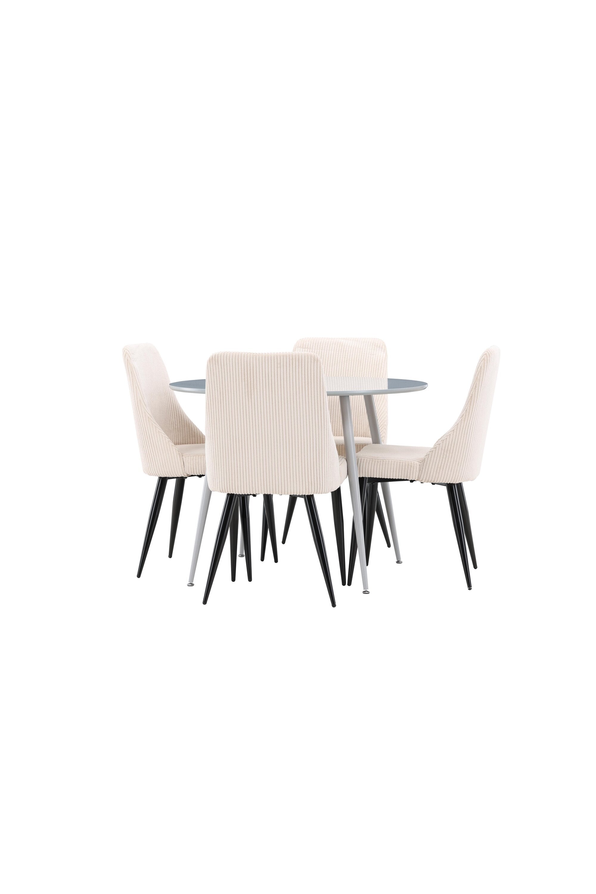 Plaza Matbord med Leone Matstol-GR Dining Set-Venture Home-peaceofhome.se