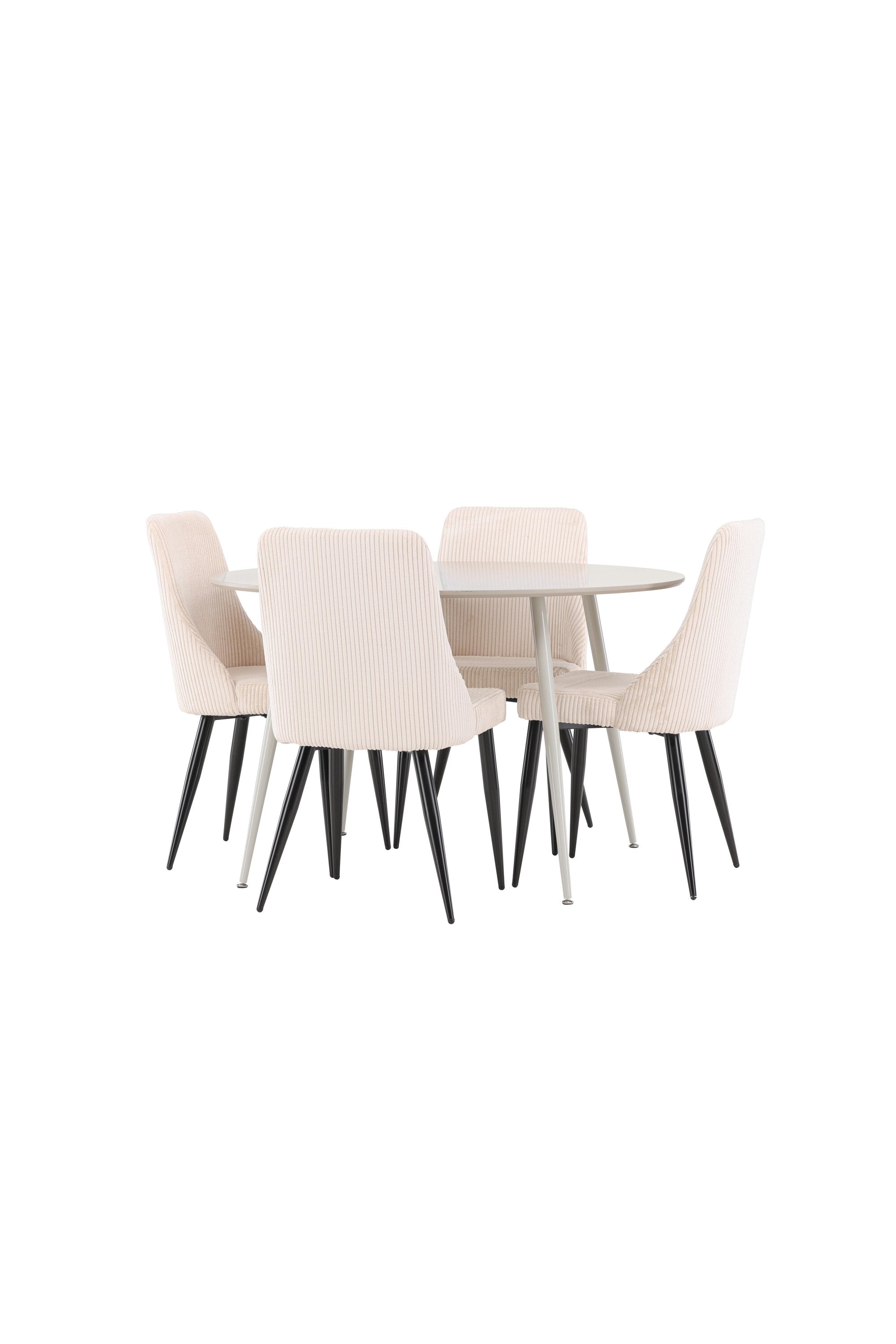 Plaza Matbord med Leone Matstol-GR Dining Set-Venture Home-peaceofhome.se