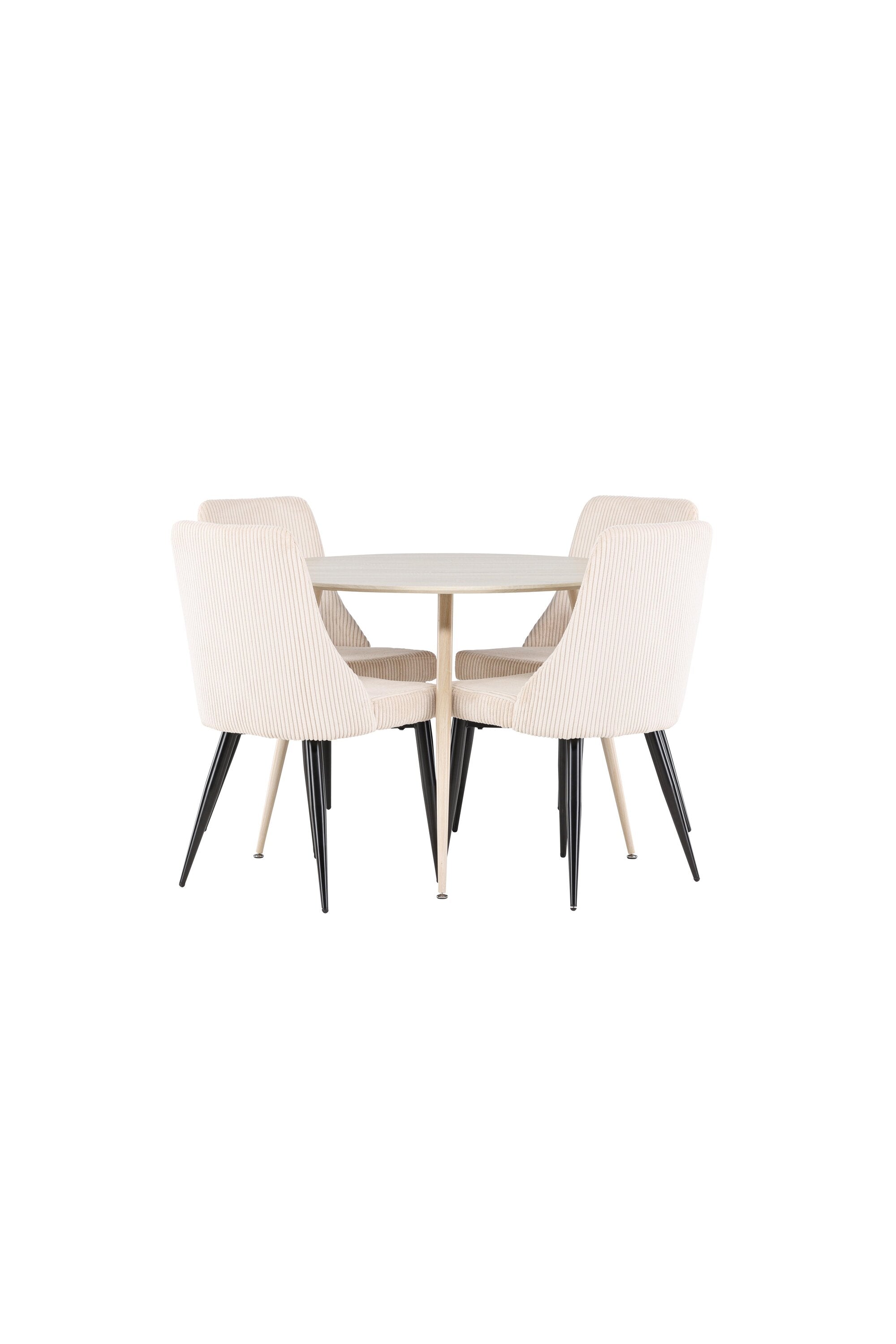 Plaza Matbord med Leone Matstol-GR Dining Set-Venture Home-peaceofhome.se