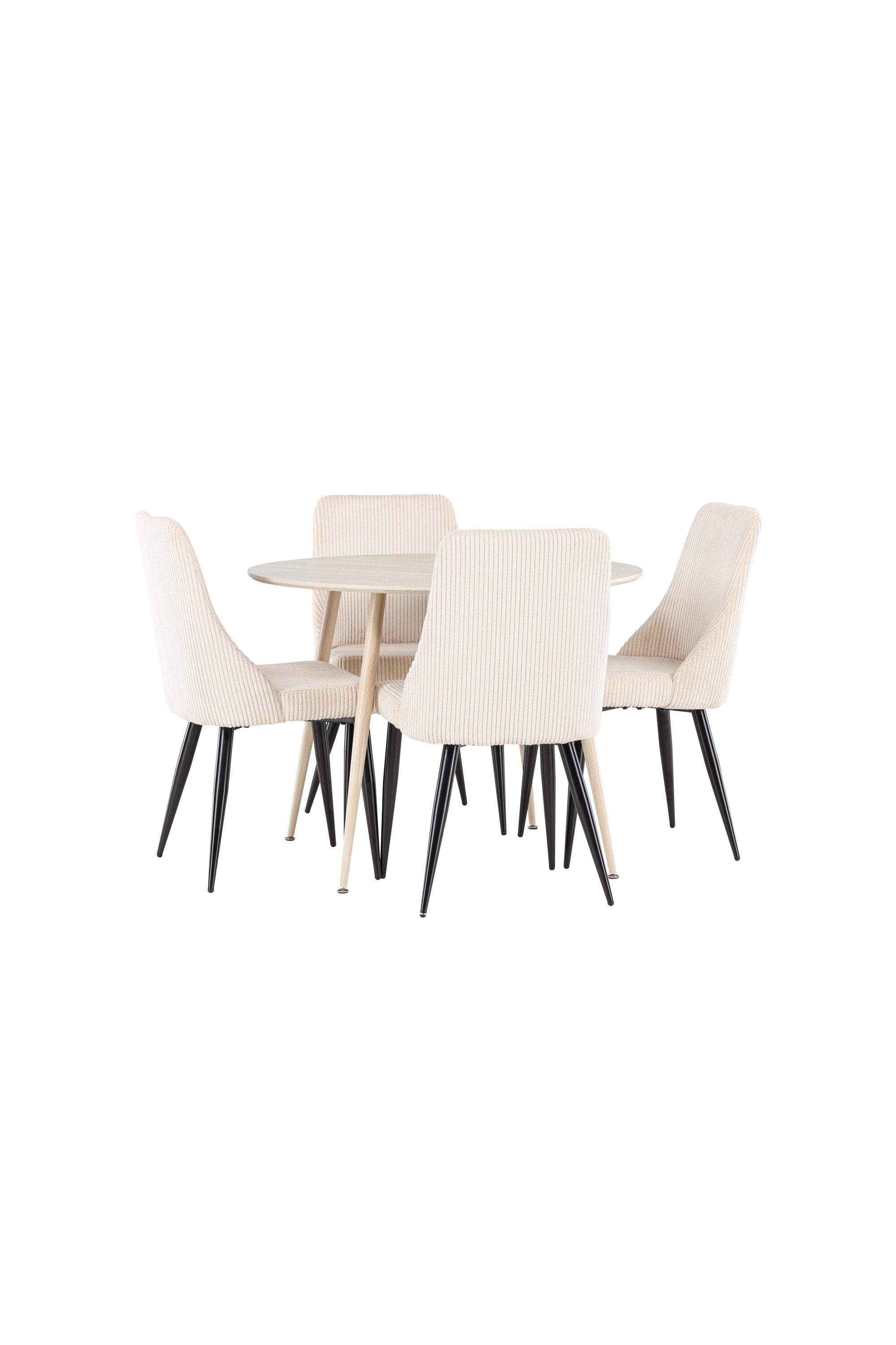 Plaza Matbord med Leone Matstol-GR Dining Set-Venture Home-peaceofhome.se