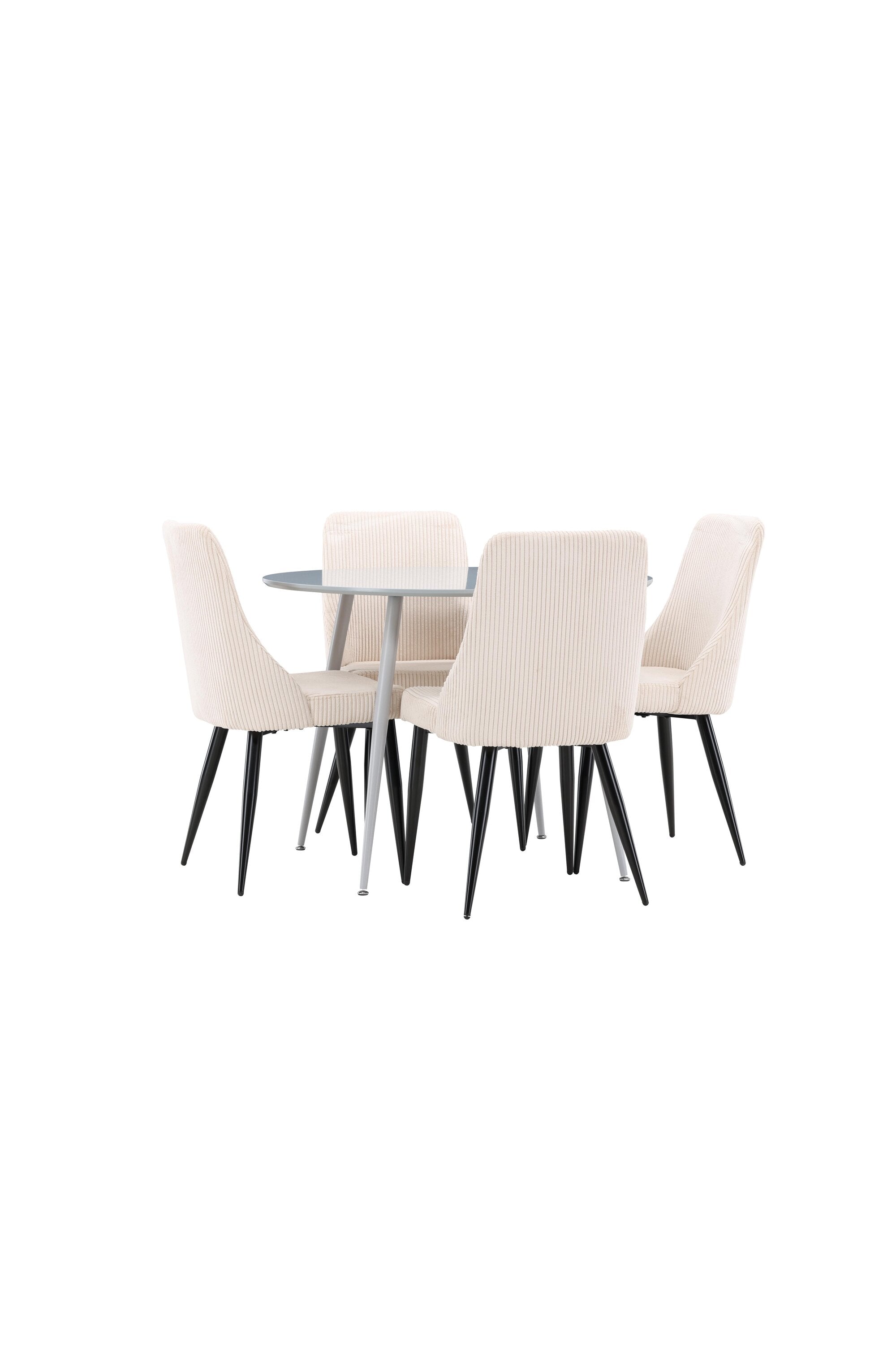 Plaza Matbord med Leone Matstol-GR Dining Set-Venture Home-peaceofhome.se