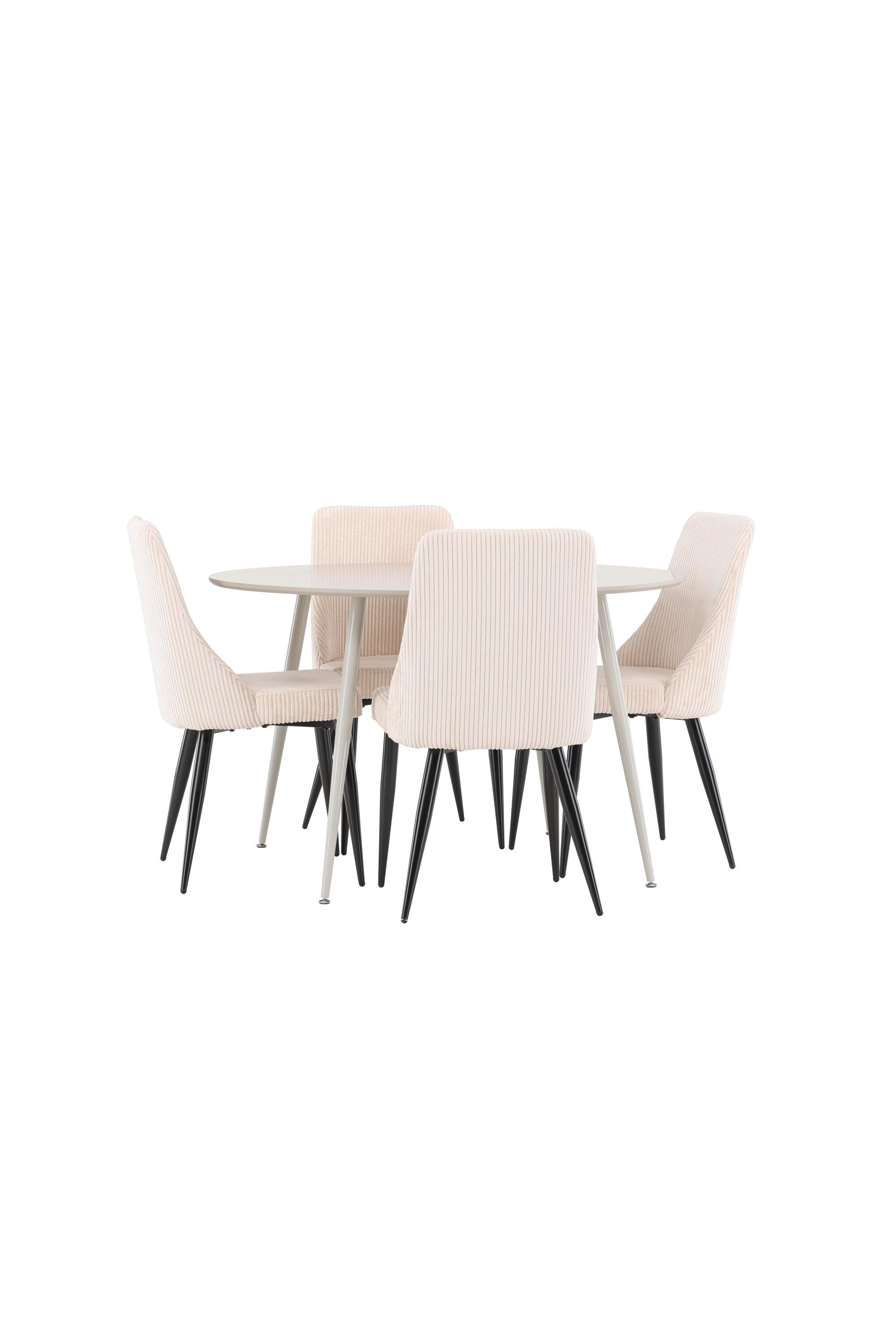 Plaza Matbord med Leone Matstol-GR Dining Set-Venture Home-peaceofhome.se