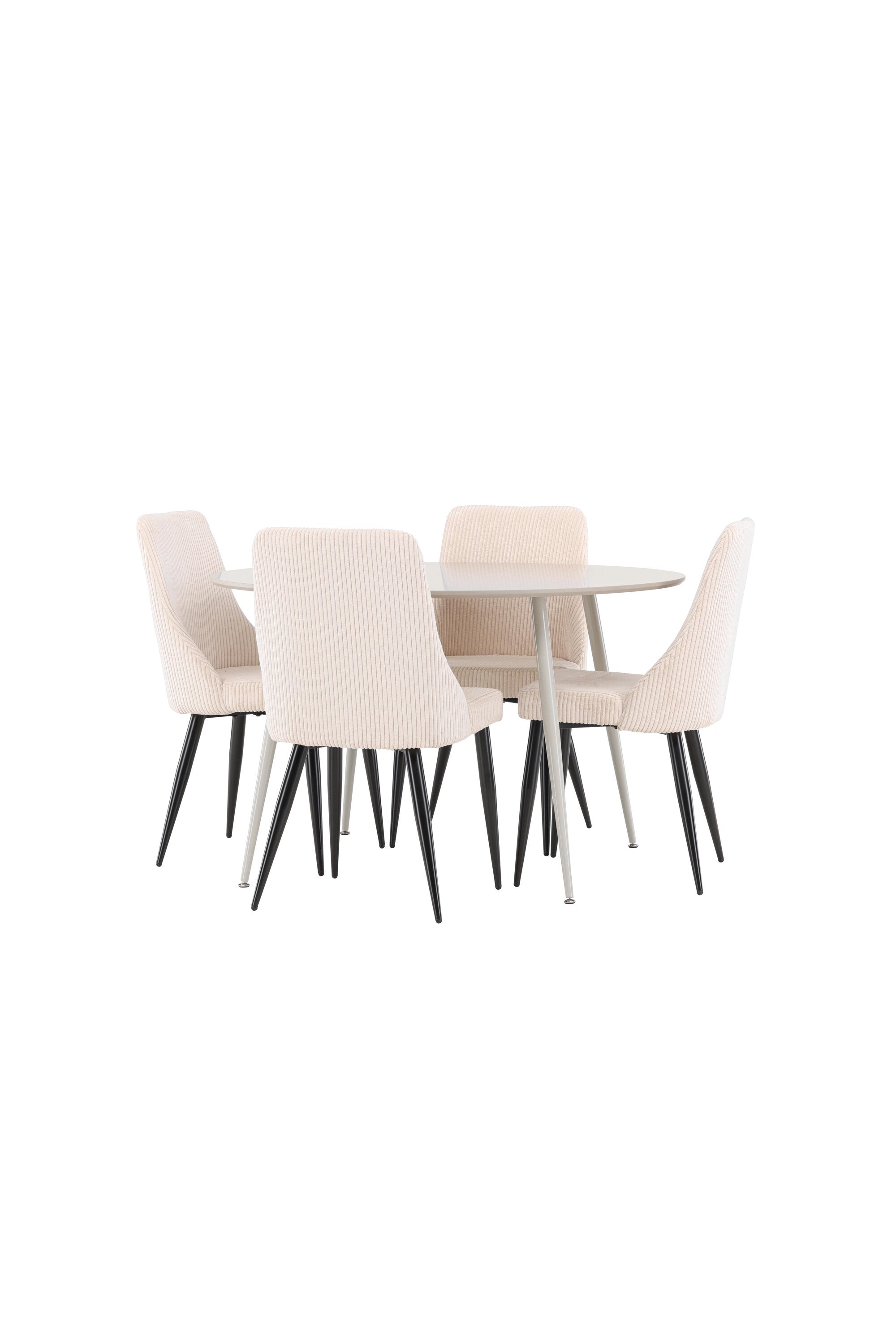 Plaza Matbord med Leone Matstol-GR Dining Set-Venture Home-peaceofhome.se