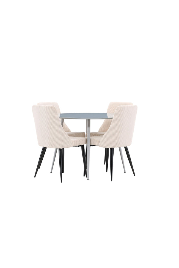 Plaza Matbord med Leone Matstol-GR Dining Set-Venture Home-peaceofhome.se