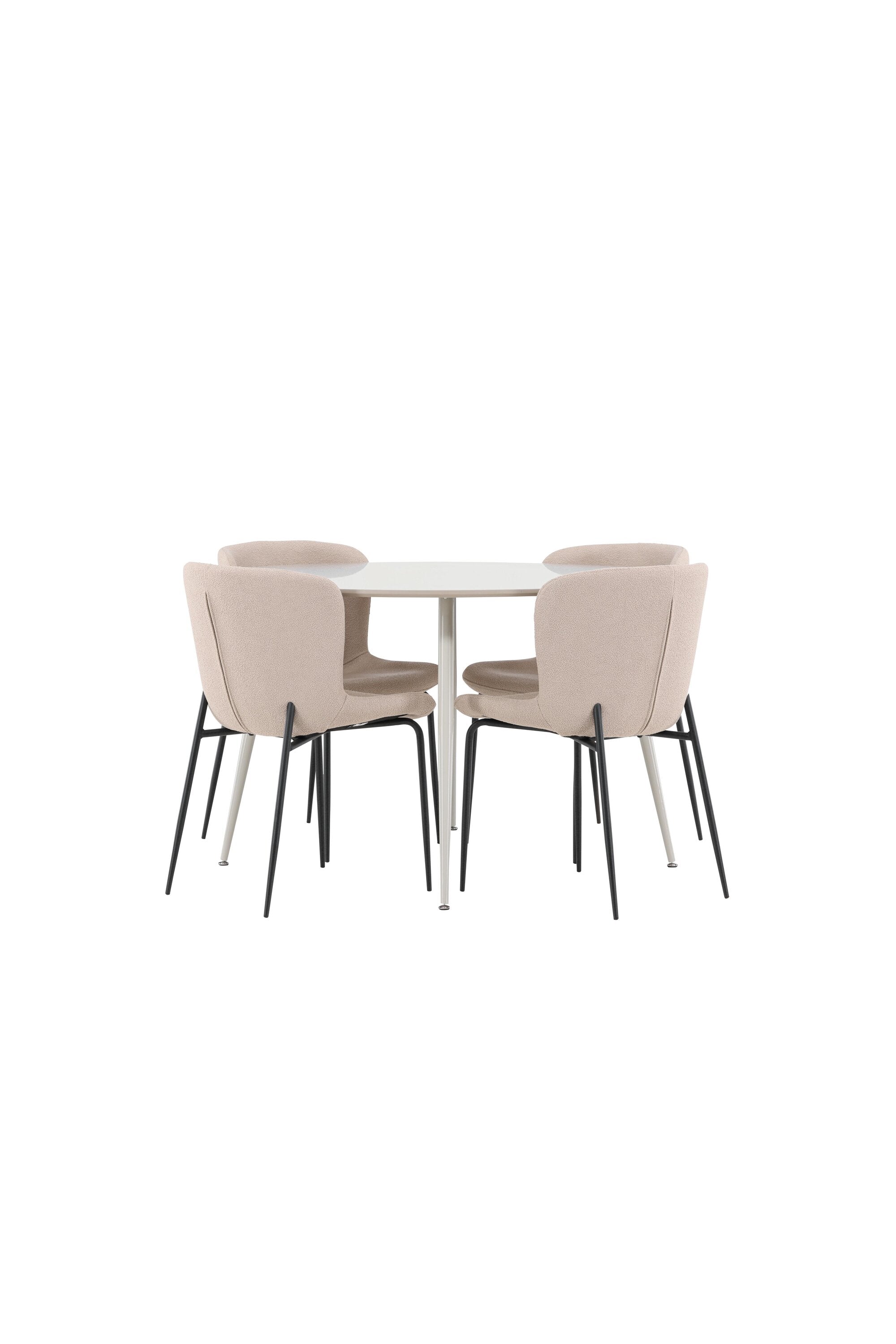 Plaza Matbord med Modesto Matstol-GR Dining Set-Venture Home-peaceofhome.se