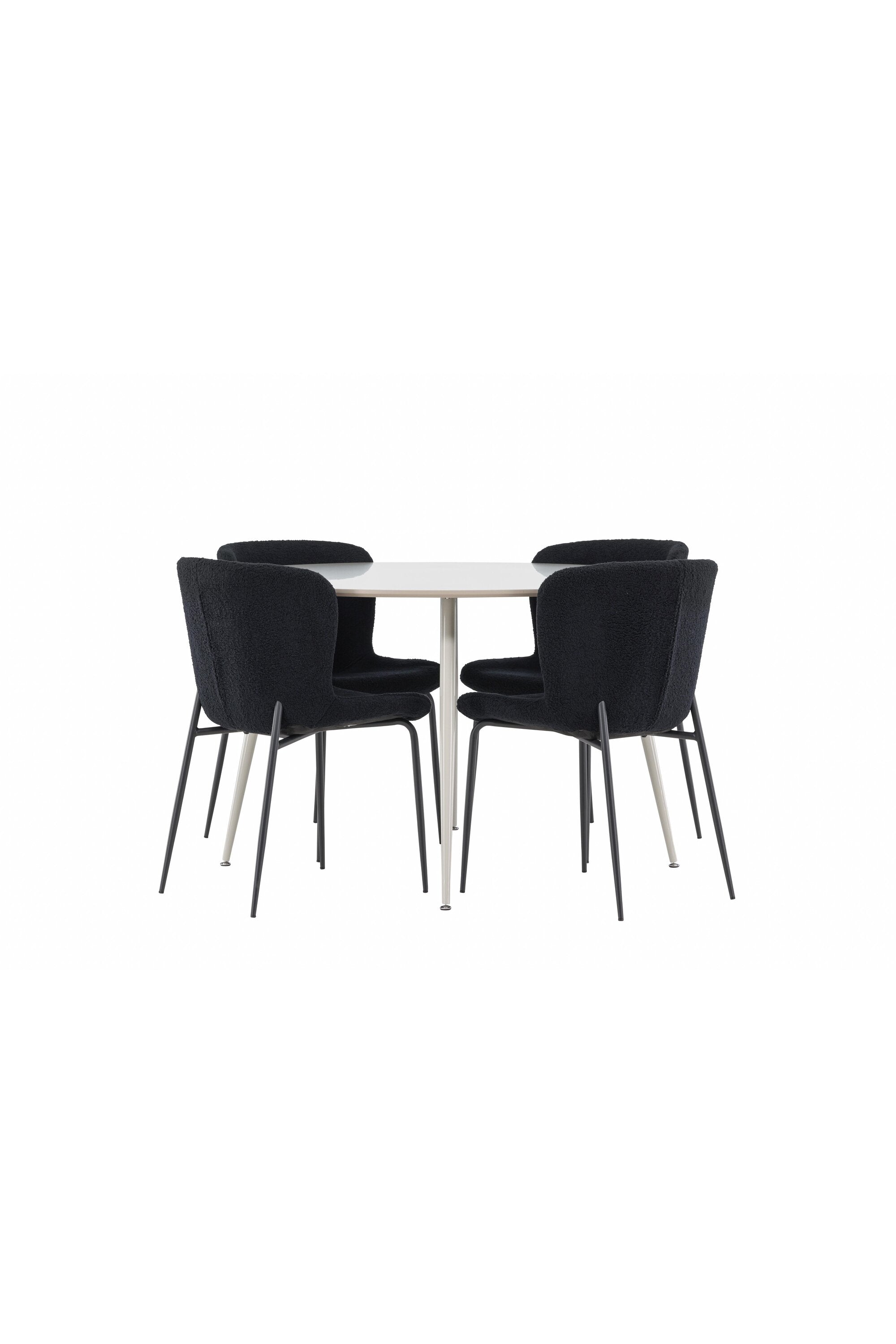 Plaza Matbord med Modesto Matstol-GR Dining Set-Venture Home-peaceofhome.se