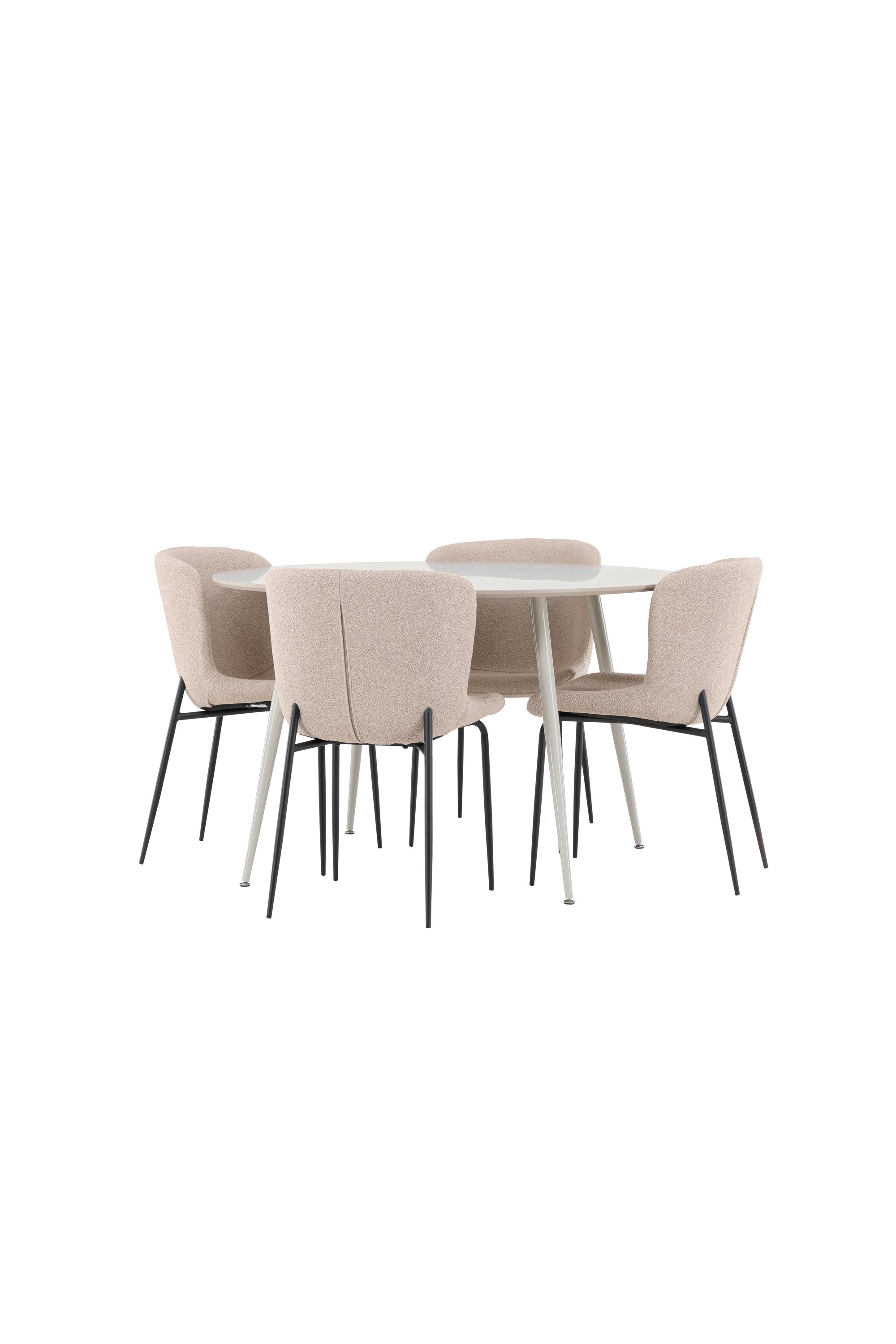 Plaza Matbord med Modesto Matstol-GR Dining Set-Venture Home-peaceofhome.se