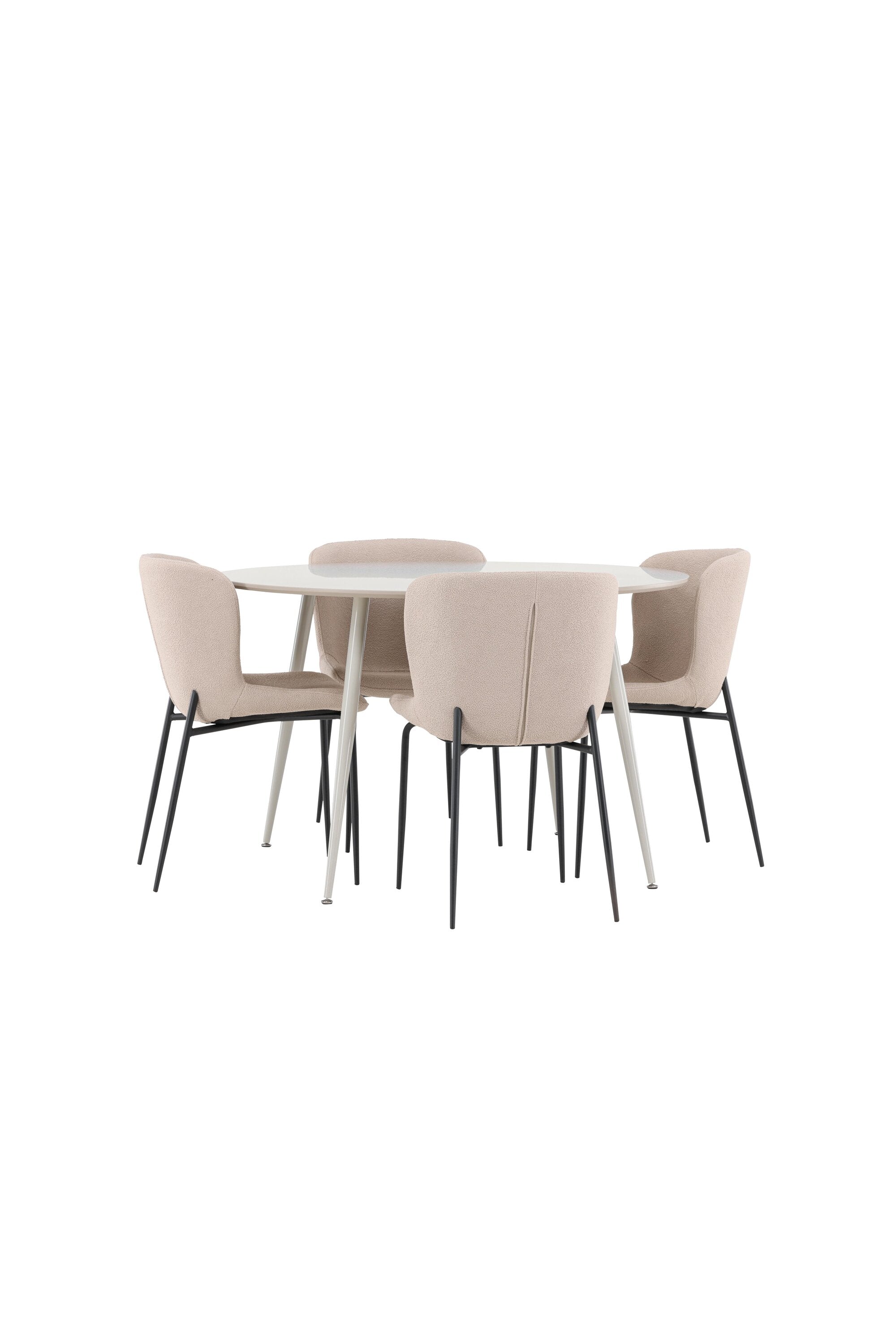 Plaza Matbord med Modesto Matstol-GR Dining Set-Venture Home-peaceofhome.se