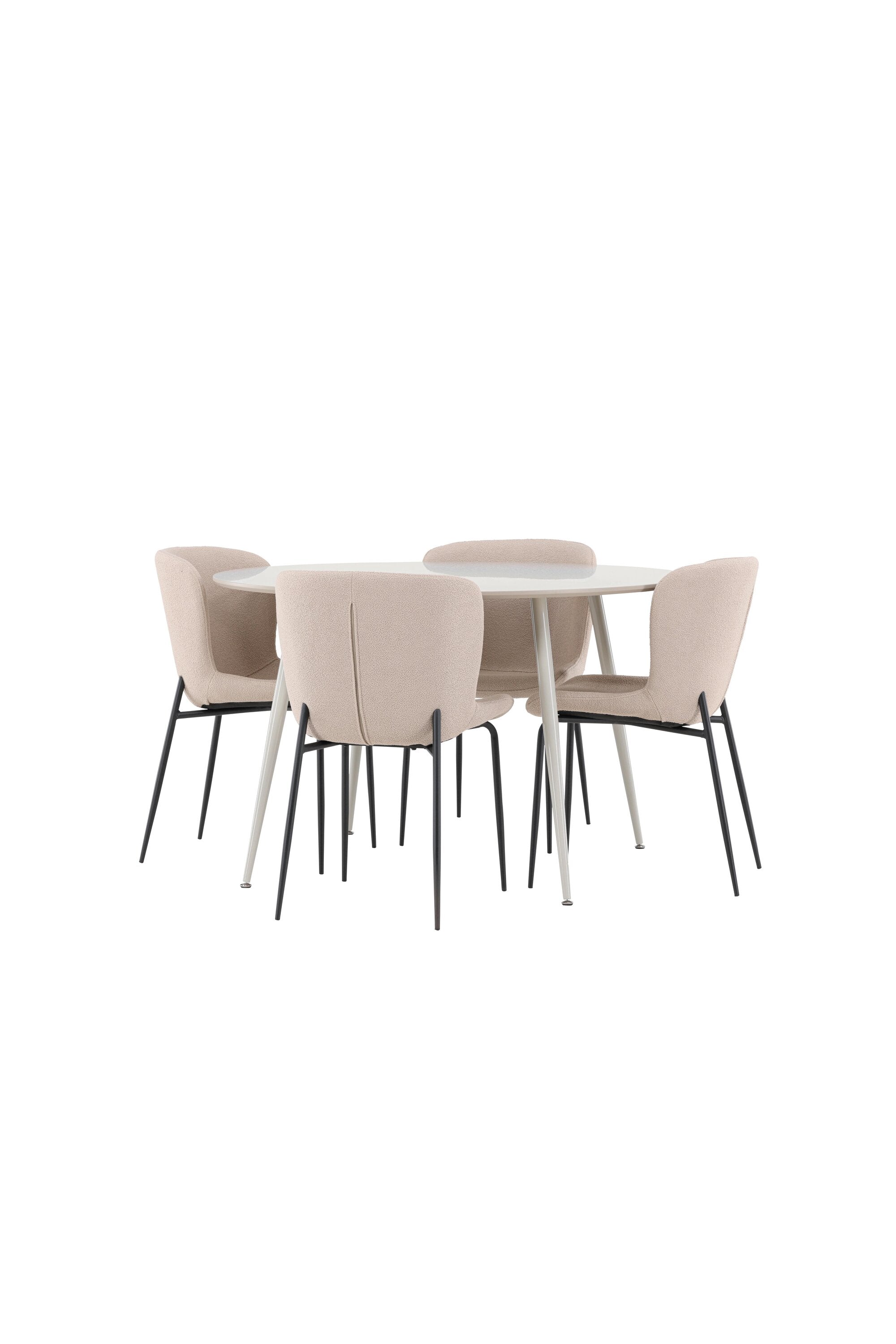 Plaza Matbord med Modesto Matstol-GR Dining Set-Venture Home-peaceofhome.se