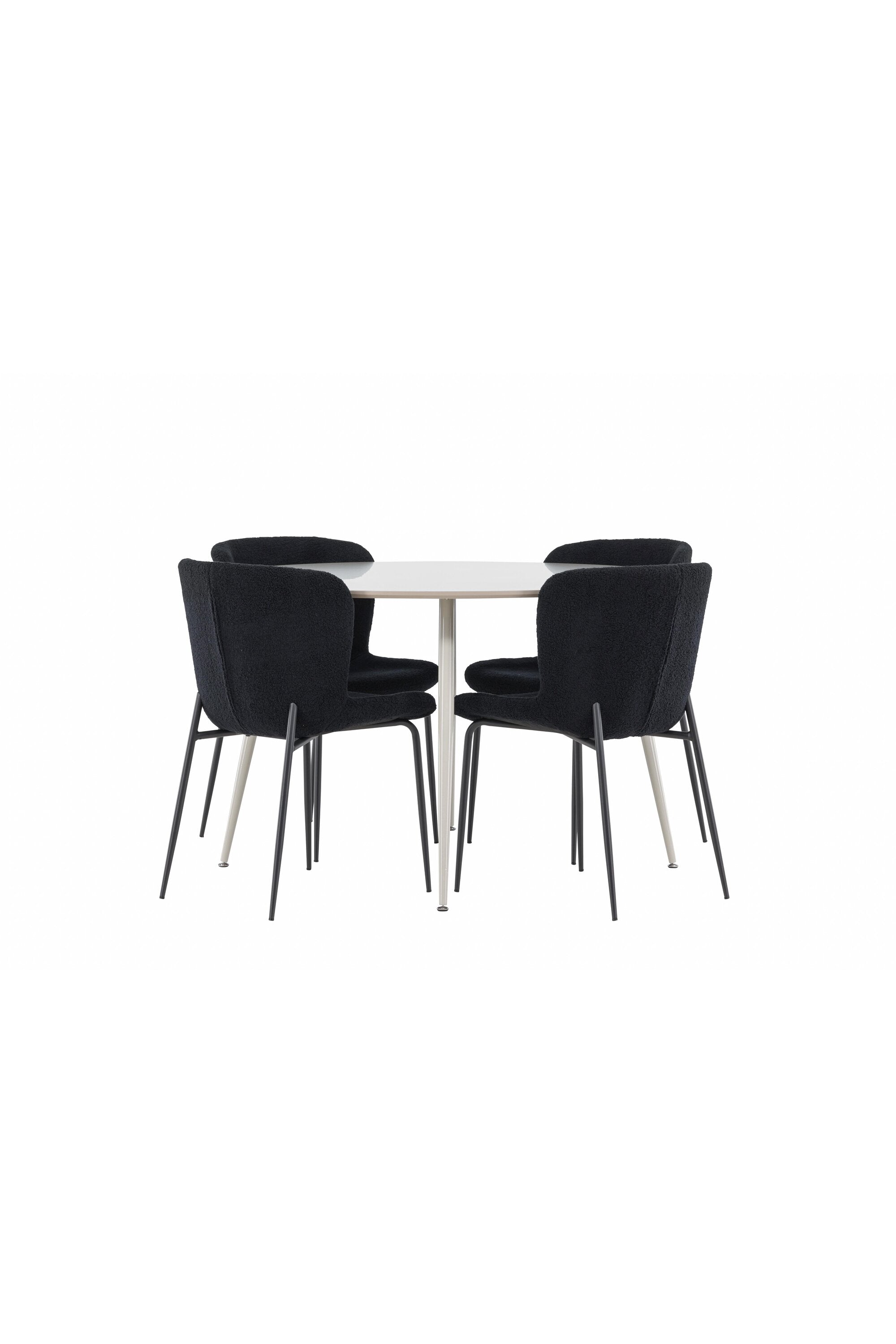 Plaza Matbord med Modesto Matstol-GR Dining Set-Venture Home-peaceofhome.se