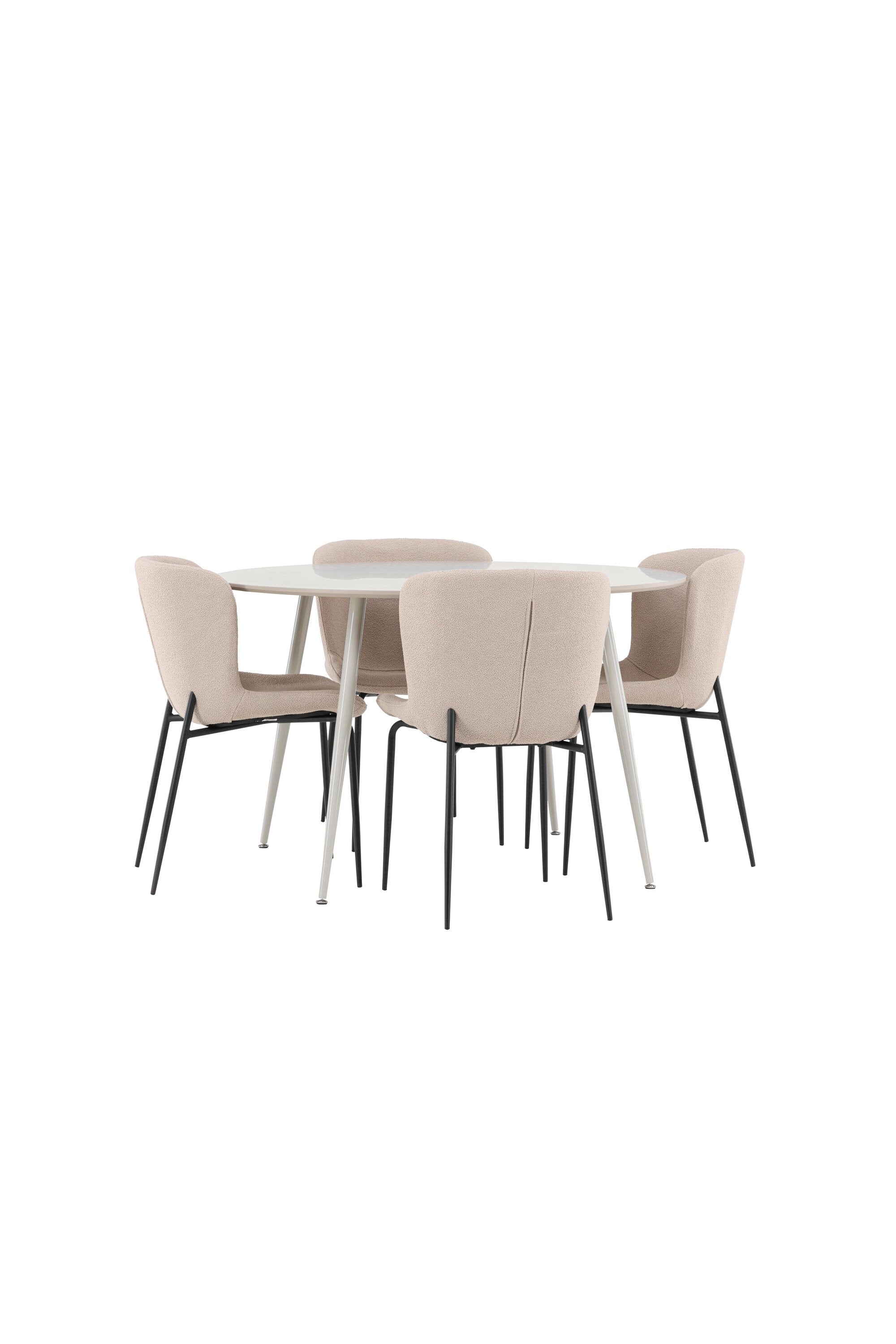 Plaza Matbord med Modesto Matstol-GR Dining Set-Venture Home-peaceofhome.se