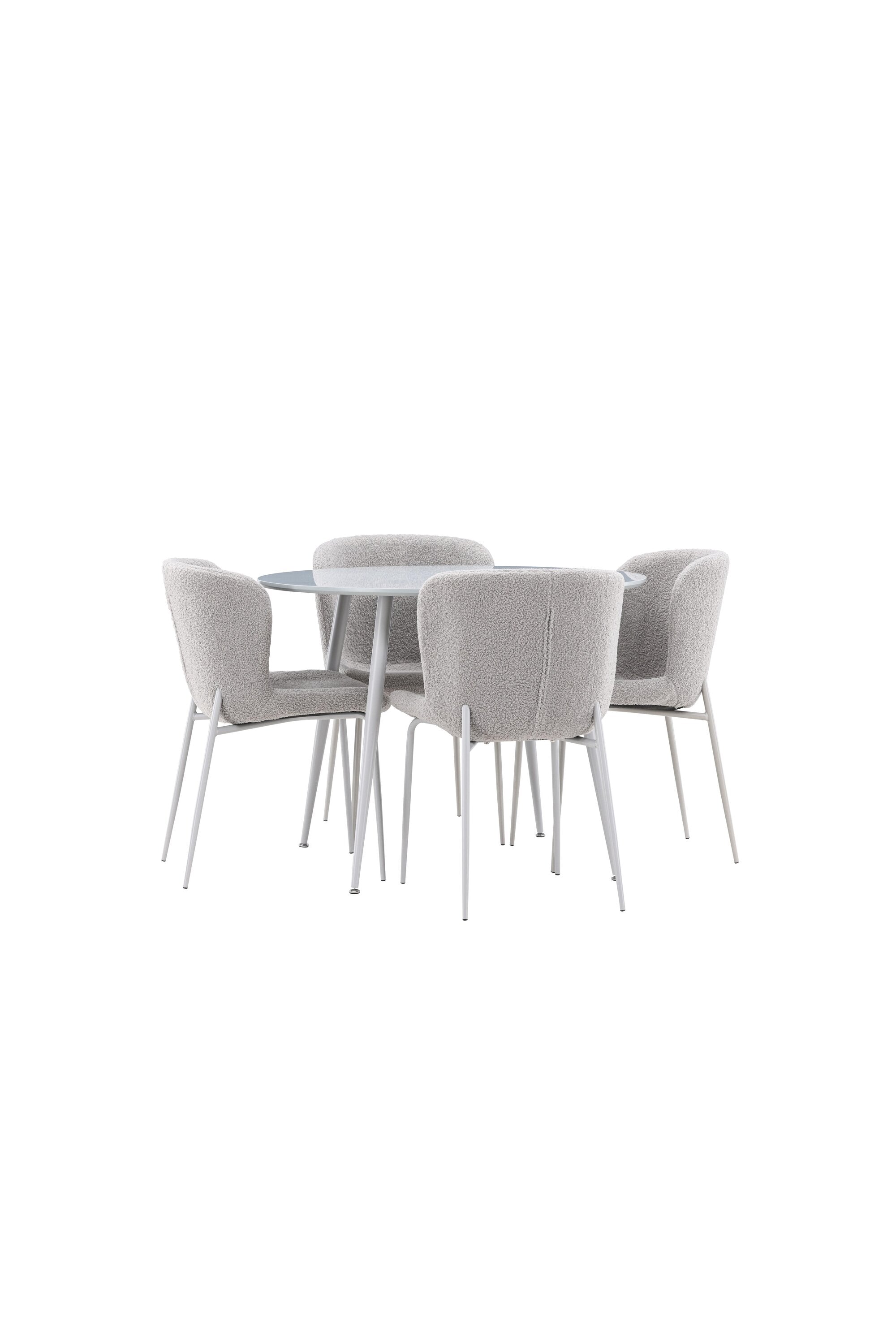 Plaza Matbord med Modesto Matstol-GR Dining Set-Venture Home-peaceofhome.se