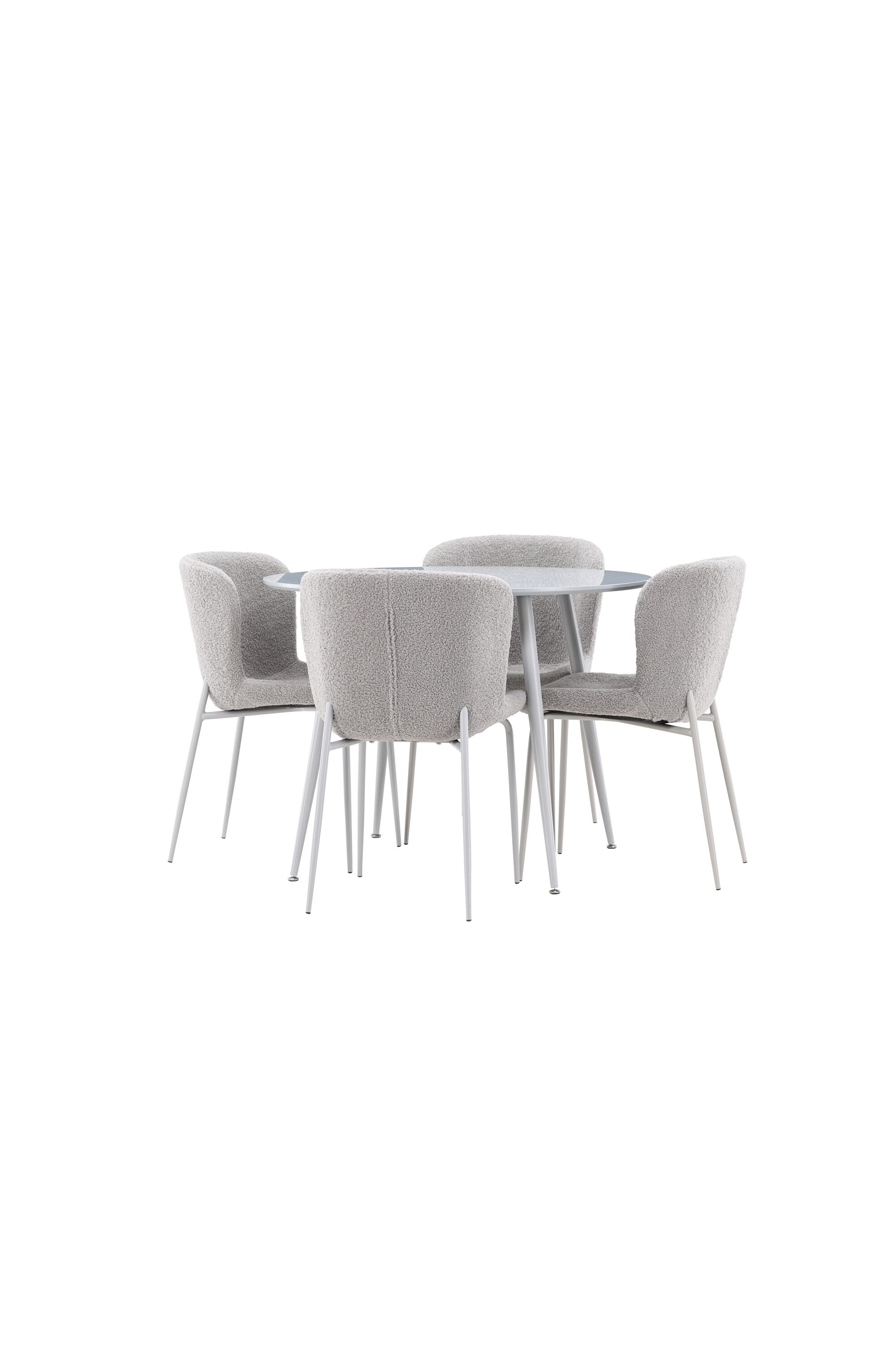 Plaza Matbord med Modesto Matstol-GR Dining Set-Venture Home-peaceofhome.se